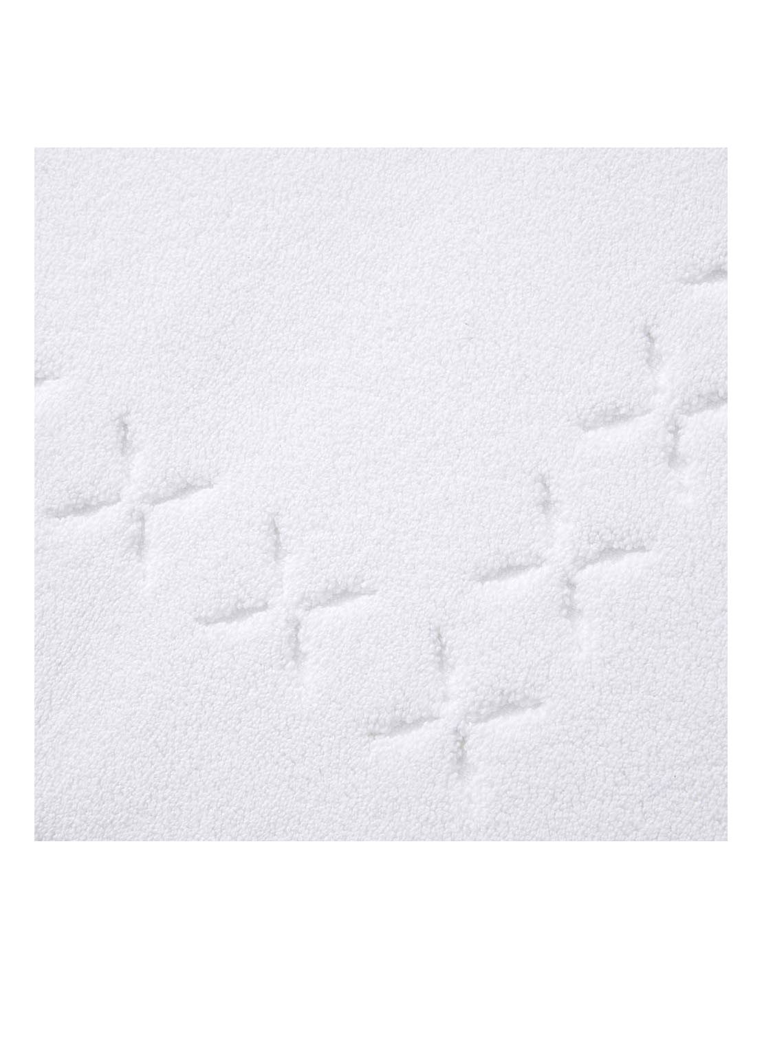 Yves Delorme Nature Amande badmat 55 x 90 cm - voorkant 2 wit