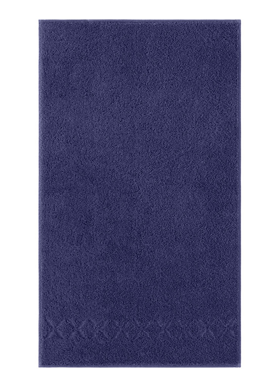 Yves Delorme Nature Amande gastendoek - 550 gr/m2 - voorkant 2 donkerblauw