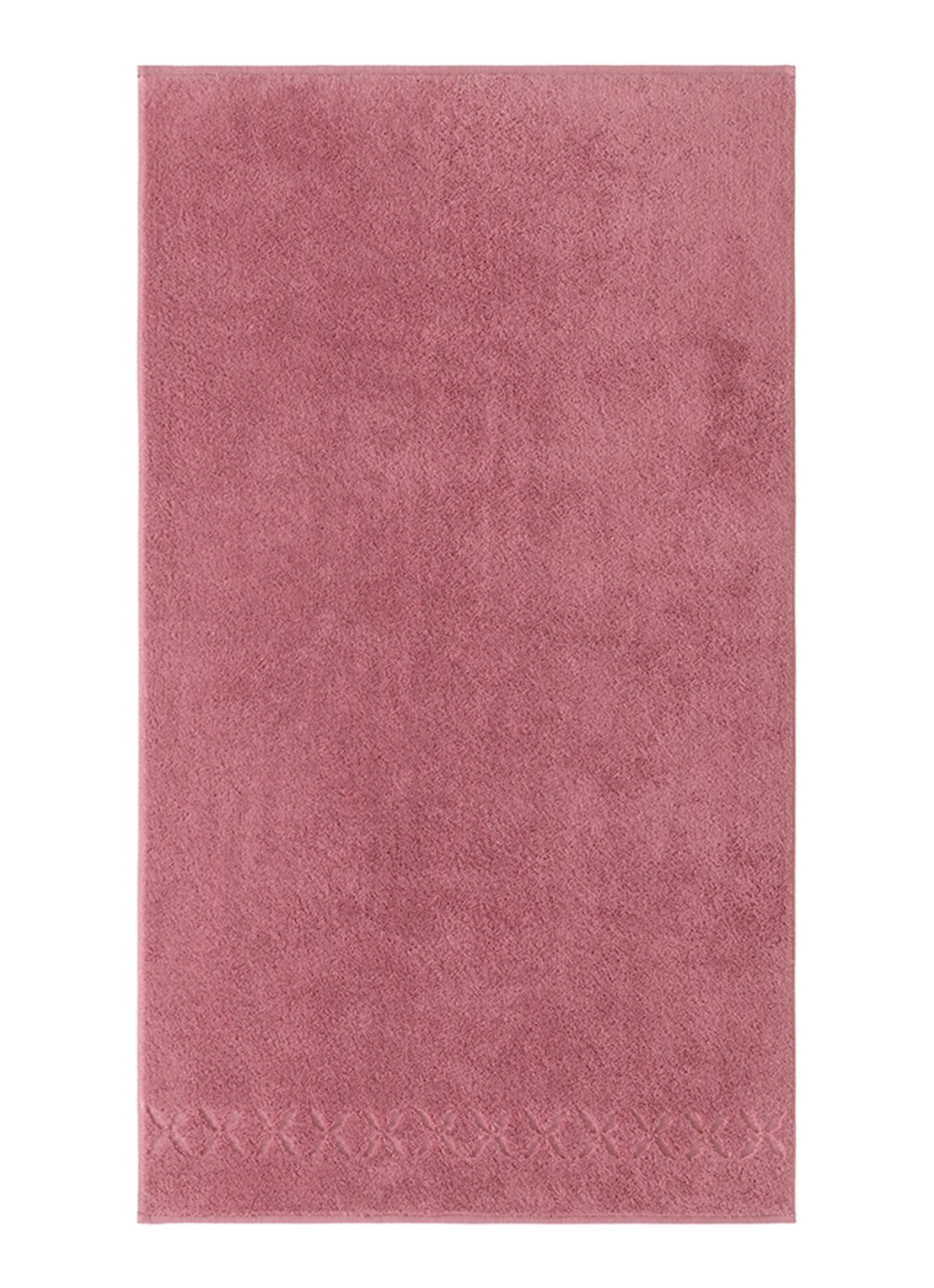 Yves Delorme Nature Amande handdoek - 550 gr/m2 - voorkant 2 roze