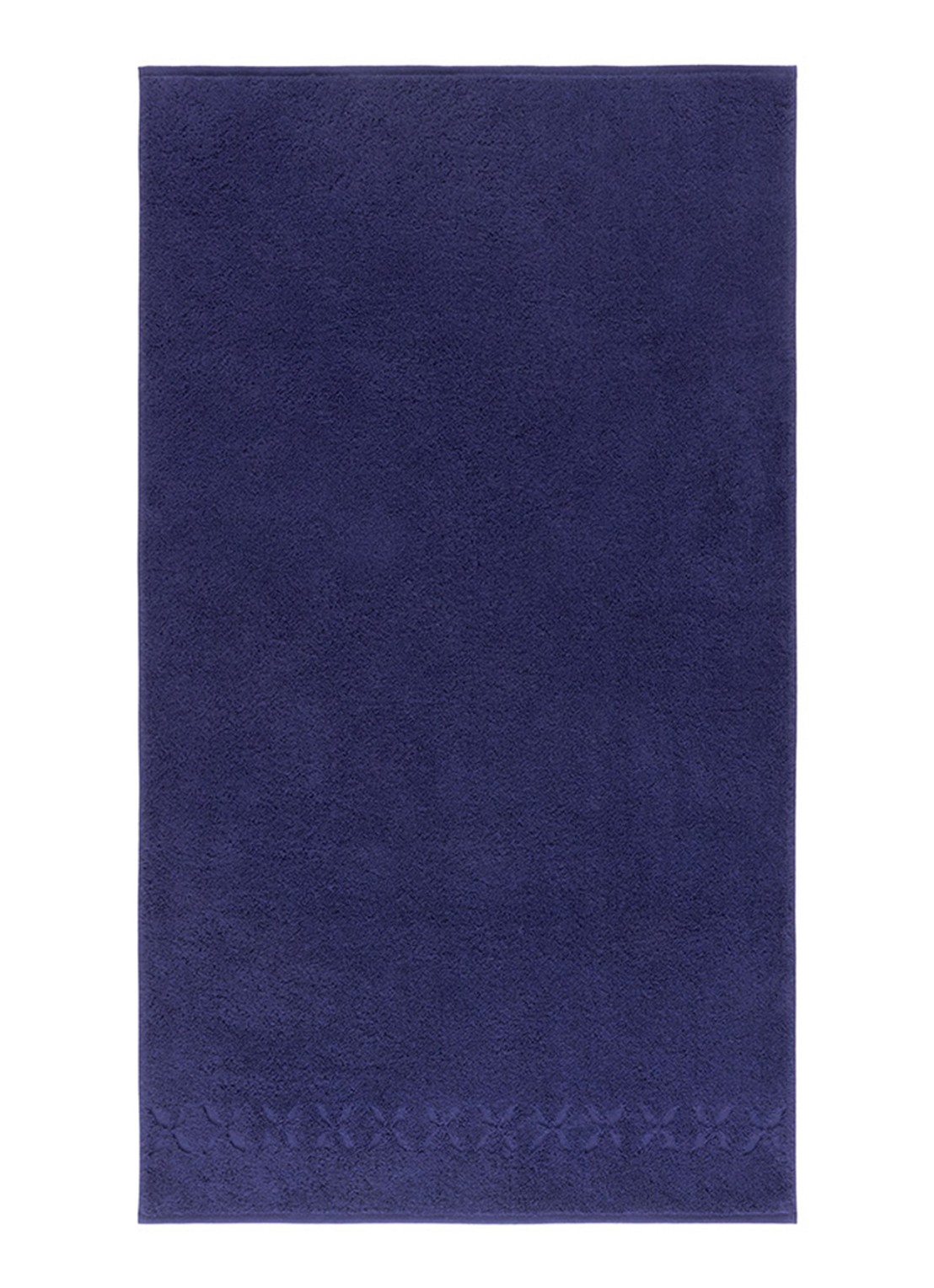 Yves Delorme Nature Amande handdoek - 550 gr/m2 - voorkant 2 donkerblauw