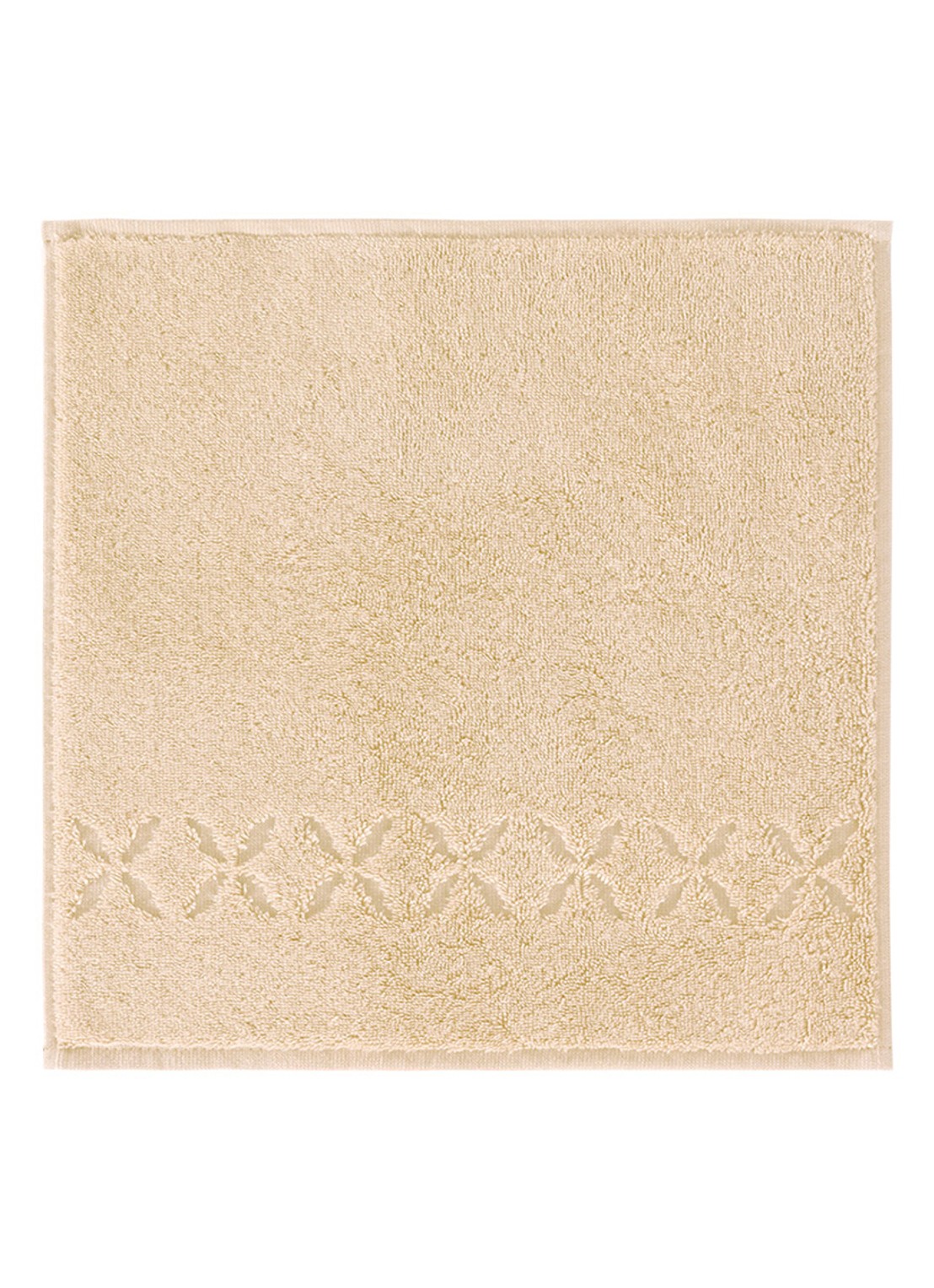 Yves Delorme Nature Amande washand - 550 gr/m2 - 33 x 33 cm - voorkant 2 creme