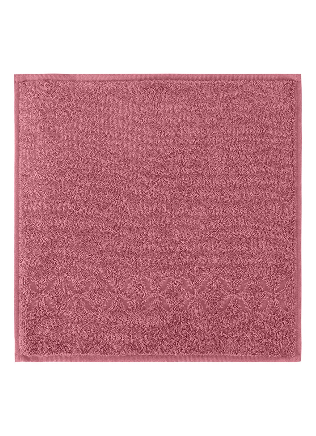 Yves Delorme Nature Amande washand - 550 gr/m2 - 33 x 33 cm - voorkant 3 roze