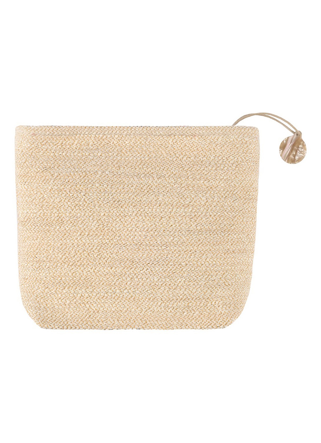 Yves Delorme Octavio toilettas - achterkant 2 creme