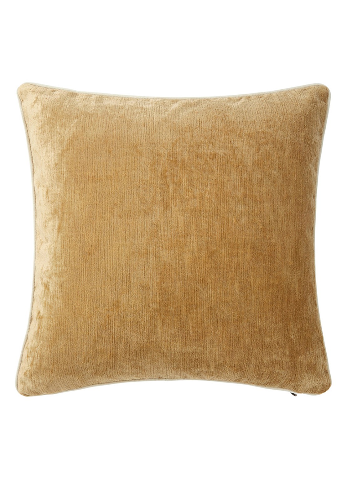 Yves Delorme Orpheo sierkussenhoes - voorkant beige
