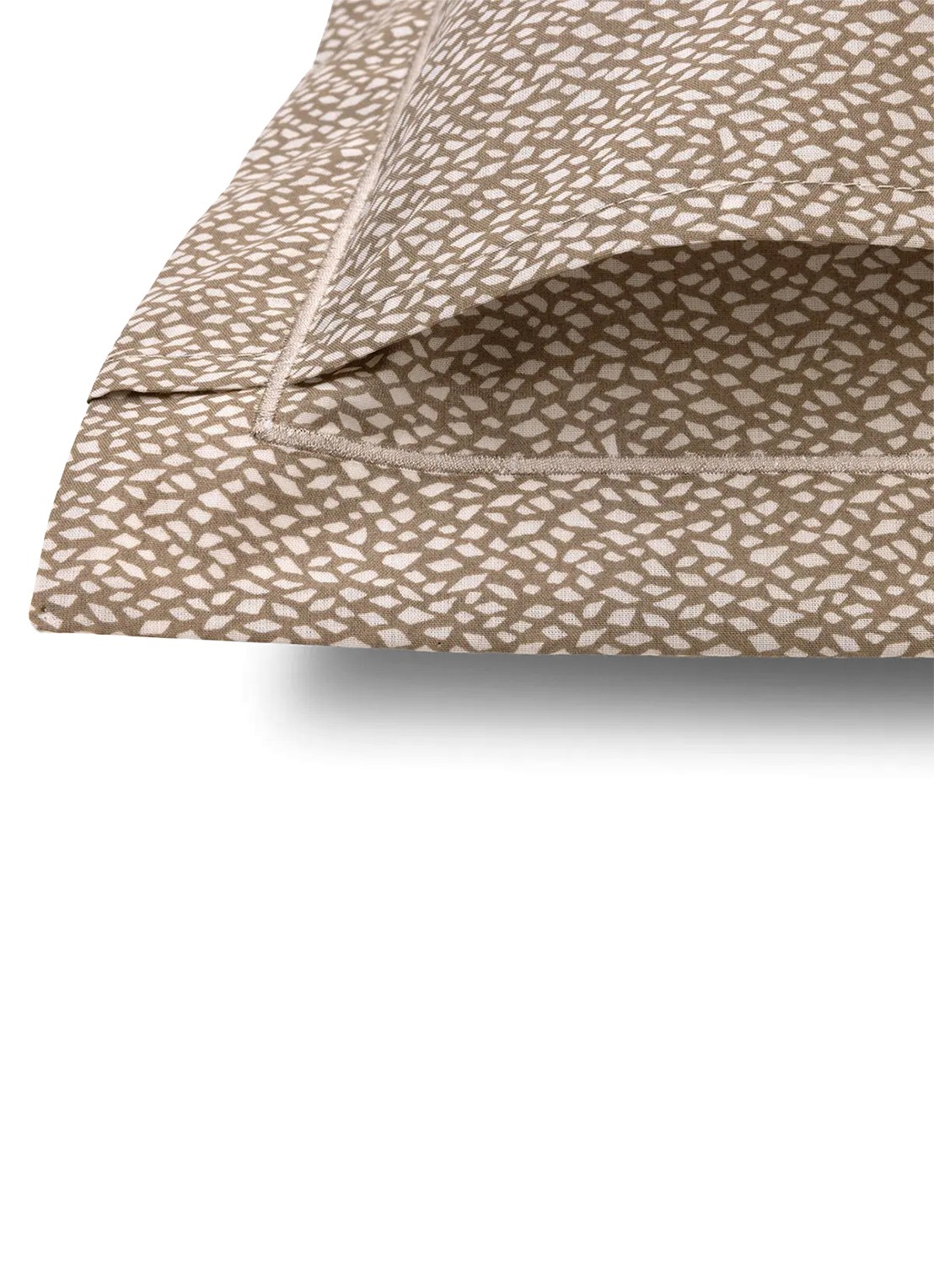 Yves Delorme Paysages kussensloop - achterkant beige