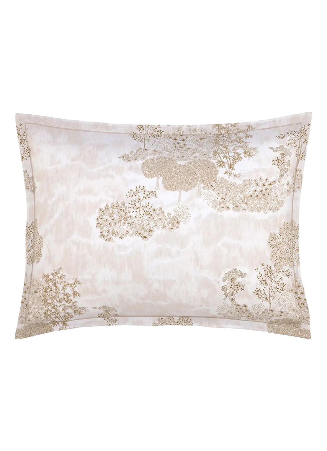 Yves Delorme Paysages kussensloop - voorkant 4 beige