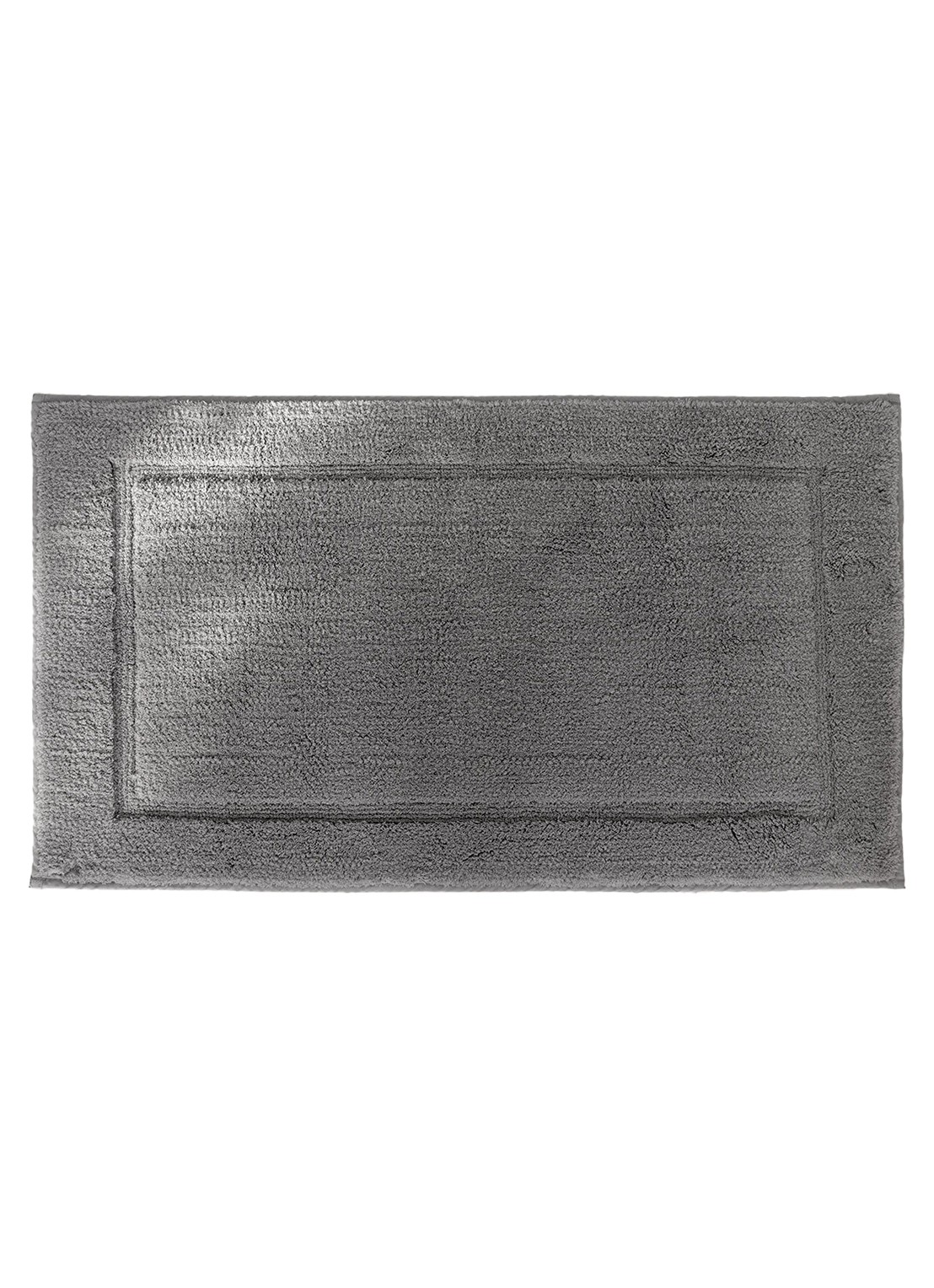 Yves Delorme Prestige badmat - 60 x 100 cm - detail 2 middengrijs