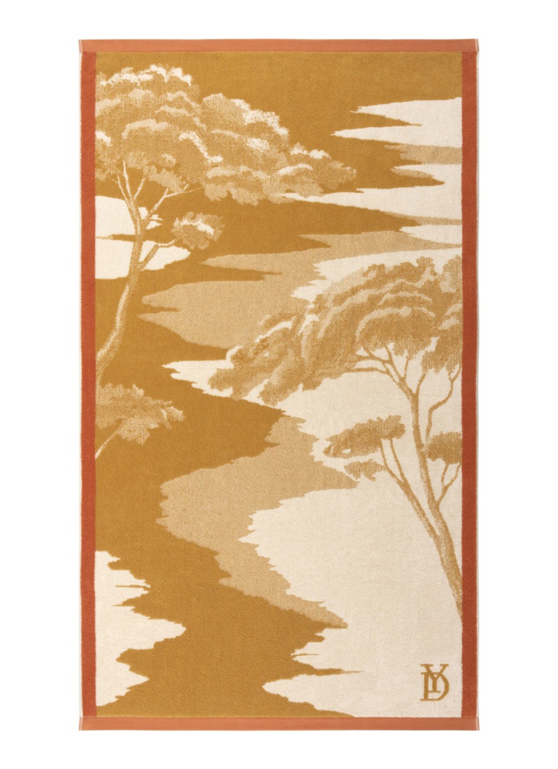 Yves Delorme Rive strandlaken - 90 x 160 cm - voorkant 2 zand