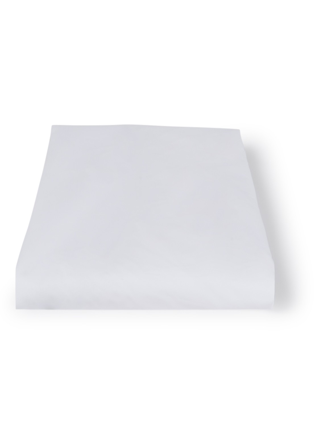 Yves Delorme Roma hoeslaken van katoen perkal 500TC, hoekhoogte in 33,5 cm - voorkant 3 wit
