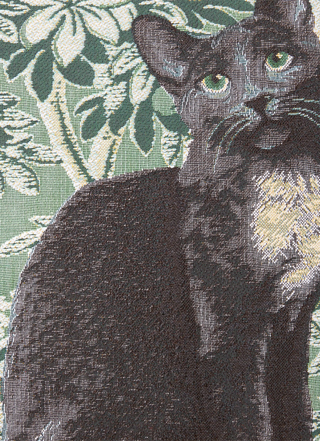 Yves Delorme Scarlett sierkussenhoes 45 x 45 cm - achterkant groen