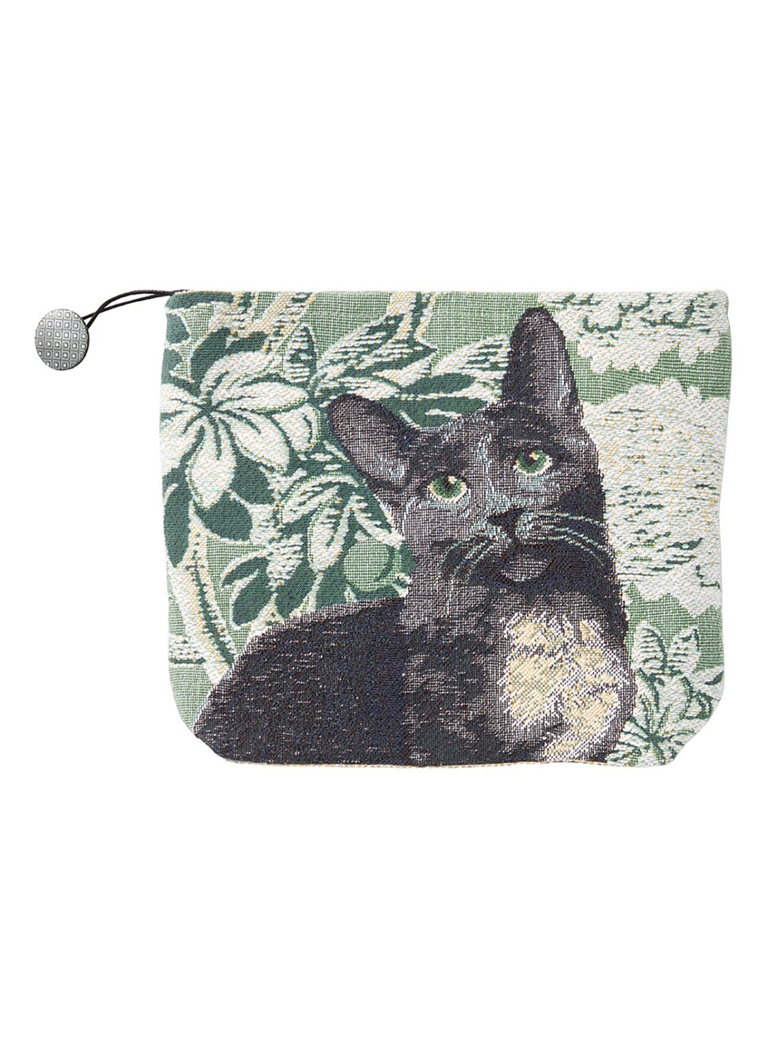 Yves Delorme Scarlett toilettas met print - voorkant 3 groen