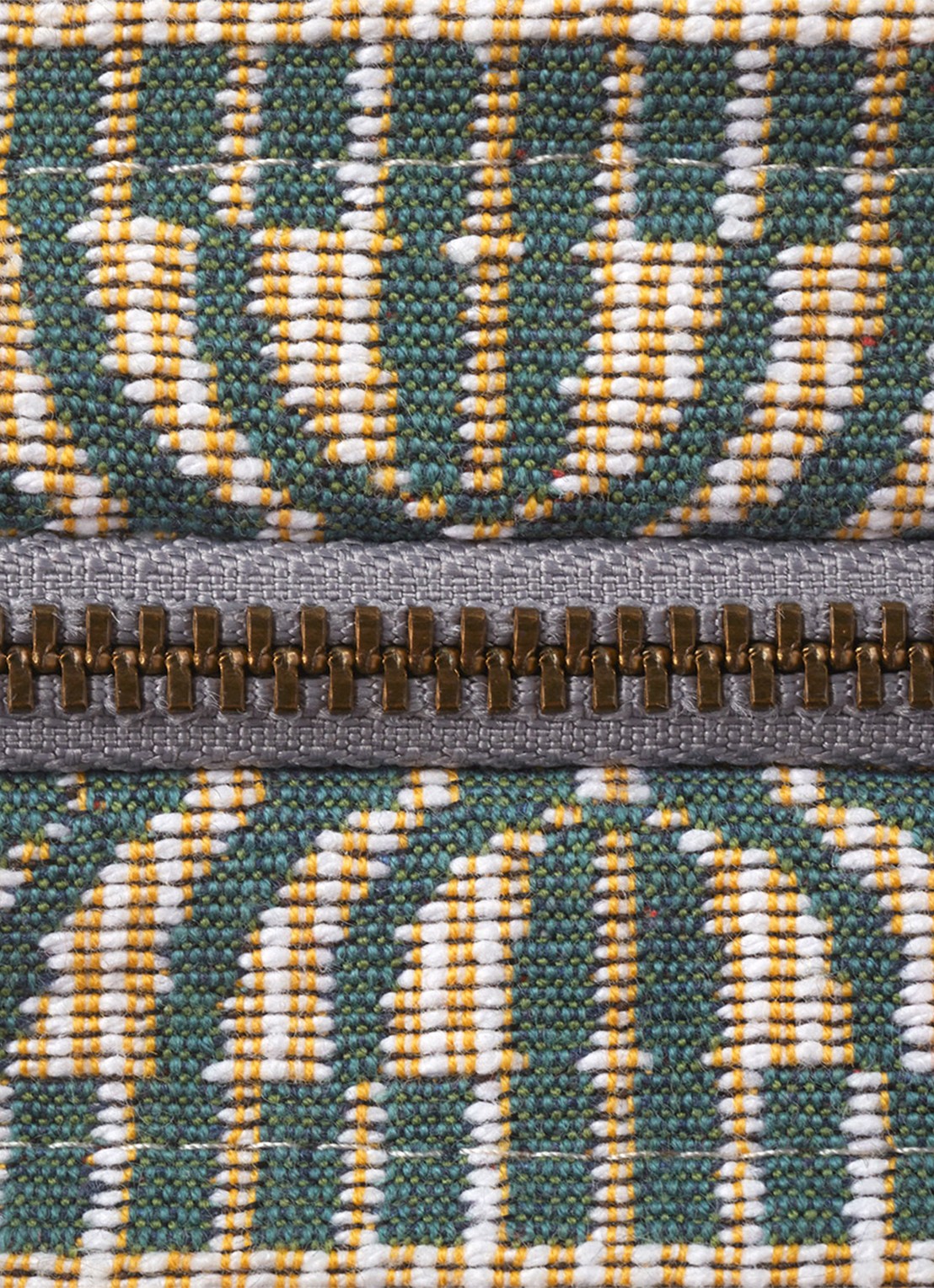 Yves Delorme Scarlett toilettas met print - voorkant 4 groen