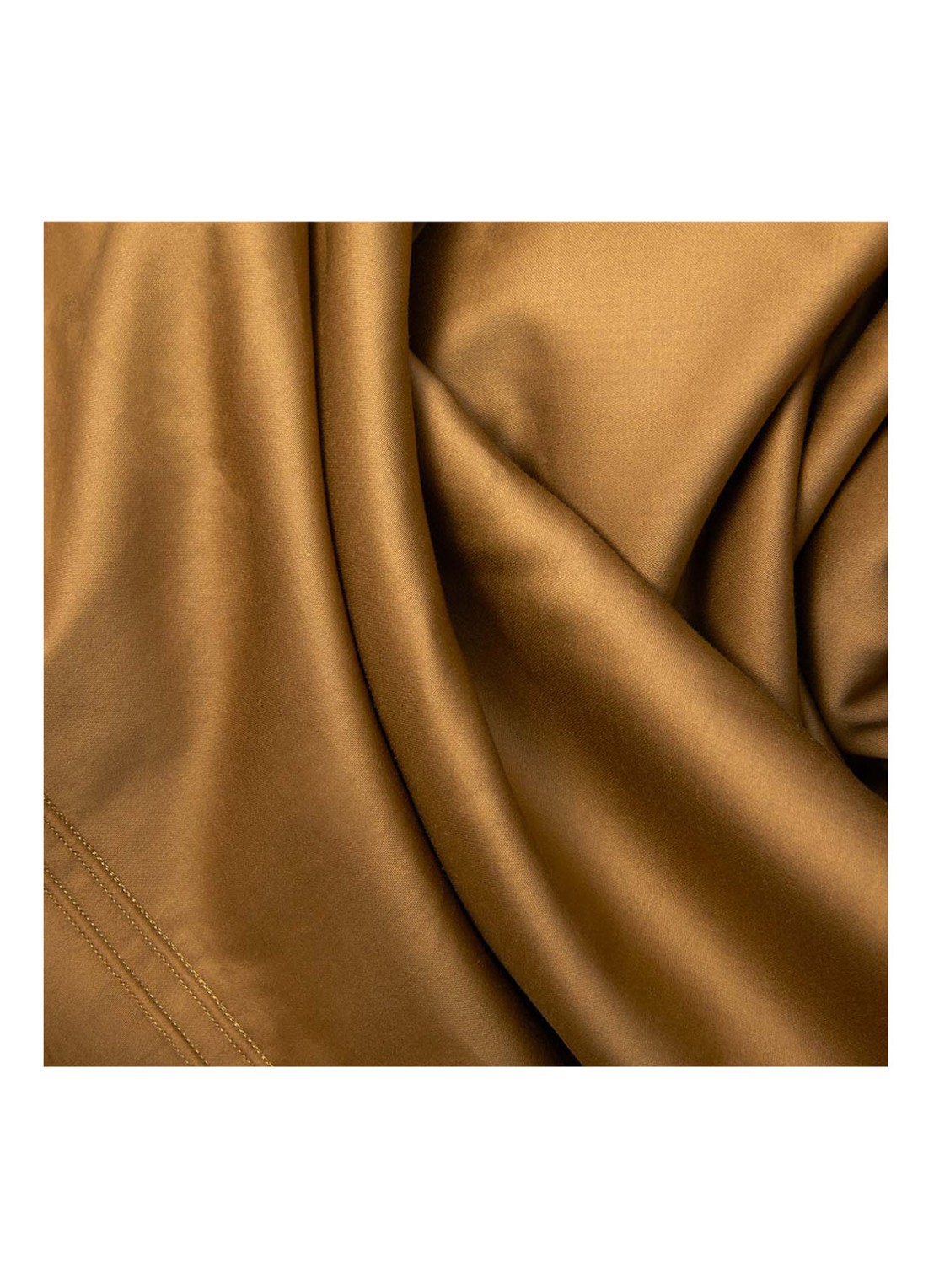 Yves Delorme Triomphe laken van katoensatijn 310TC - detail 4 brons