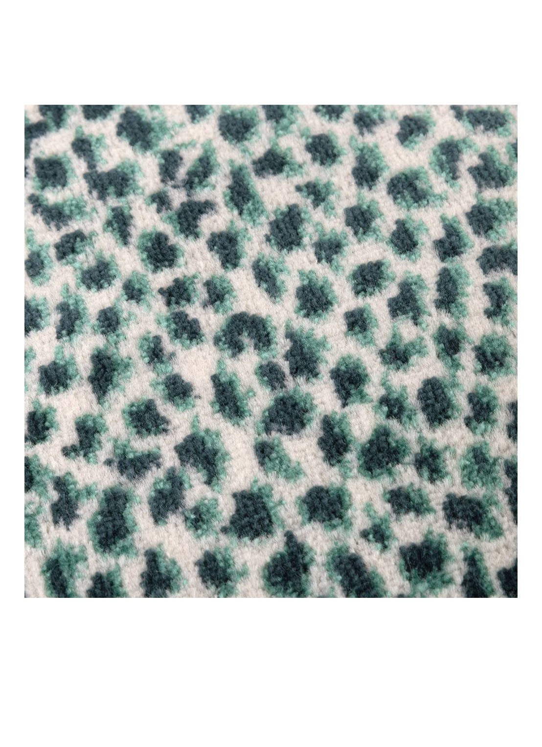 Yves Delorme Zénaïde sierkussenhoes 45 x 45 cm - achterkant 5 groen