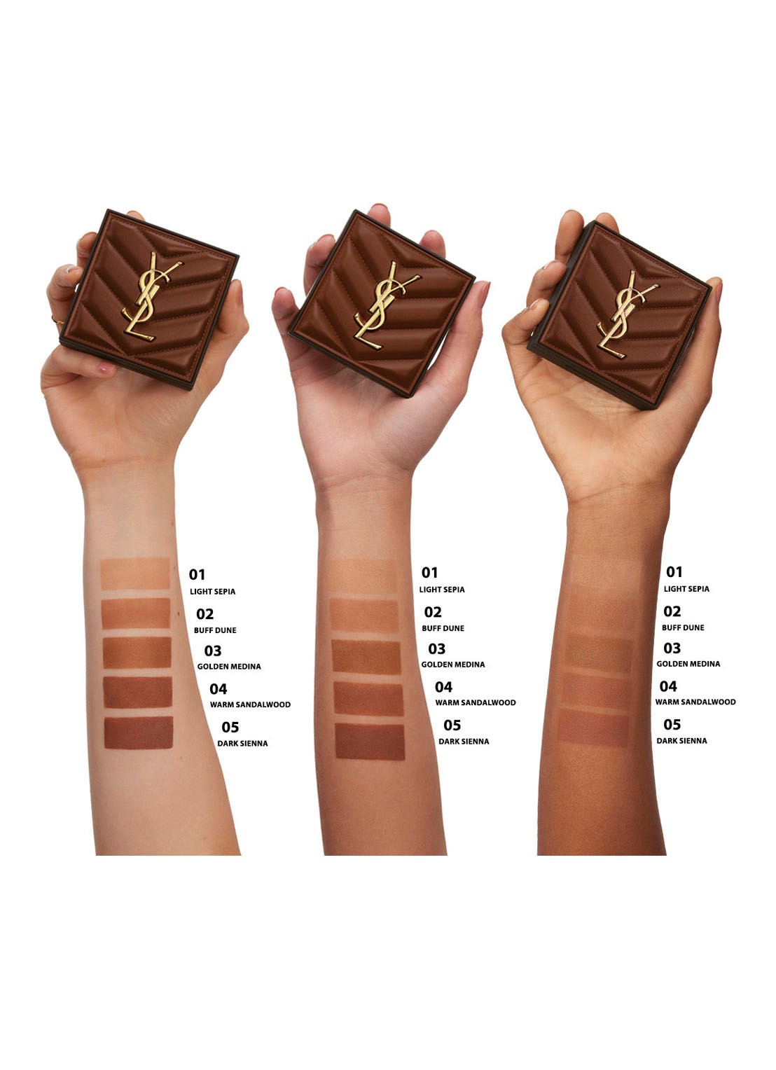 Yves Saint Laurent All Hours Hyper Bronze - bronzer - detail 6 dark sienna