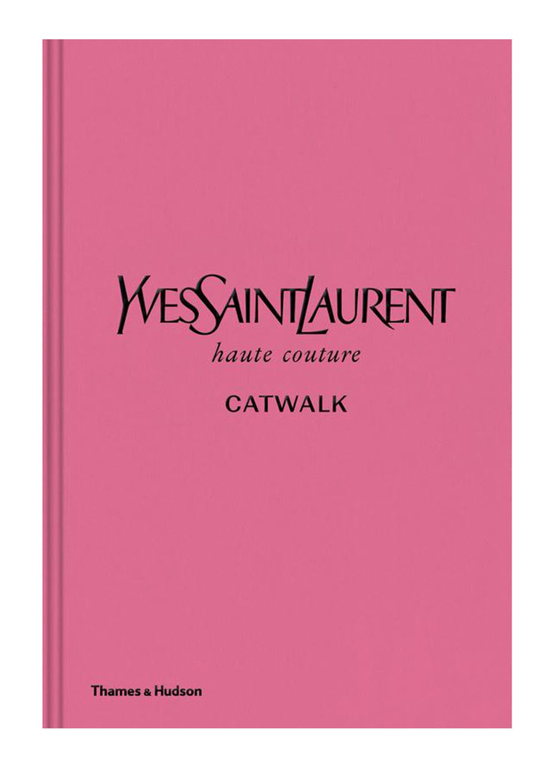 YVES SAINT LAURENT CATWALK - The Complete Haute Couture Collections 1962 - 2002 - voorkant 2 oudroze