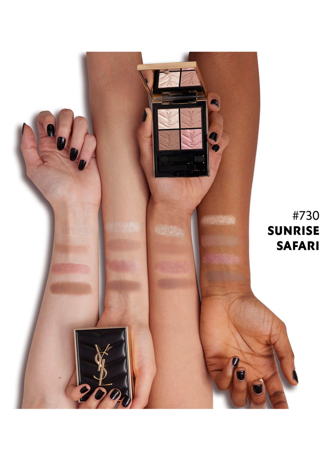 Yves Saint Laurent Couture Mini Clutch - oogschaduwpalette - detail 4 n° 730 sunrise safari