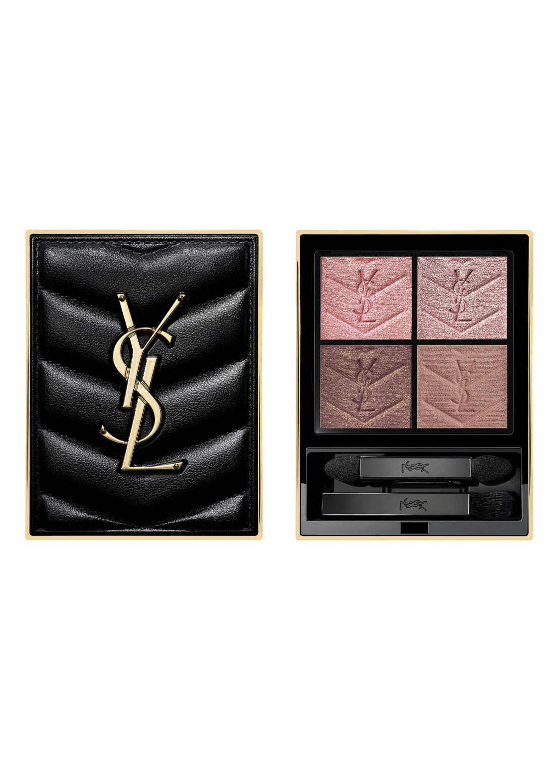 Yves Saint Laurent Couture Mini Clutch - oogschaduwpalette  - voorkant 6 400 babylone roses