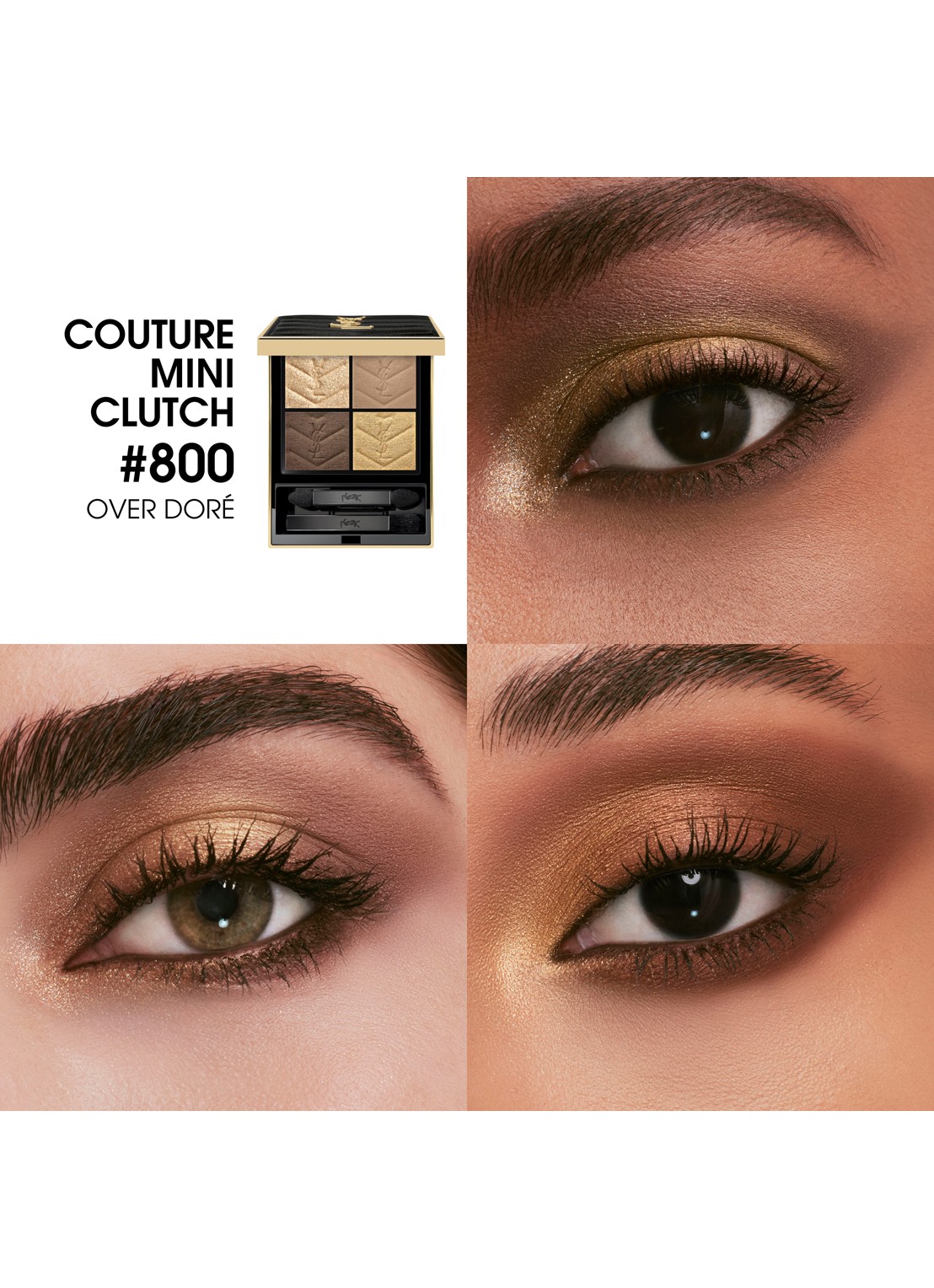 Yves Saint Laurent Couture Mini Clutch – travel size oogschaduw palette - detail 3 800 over dore