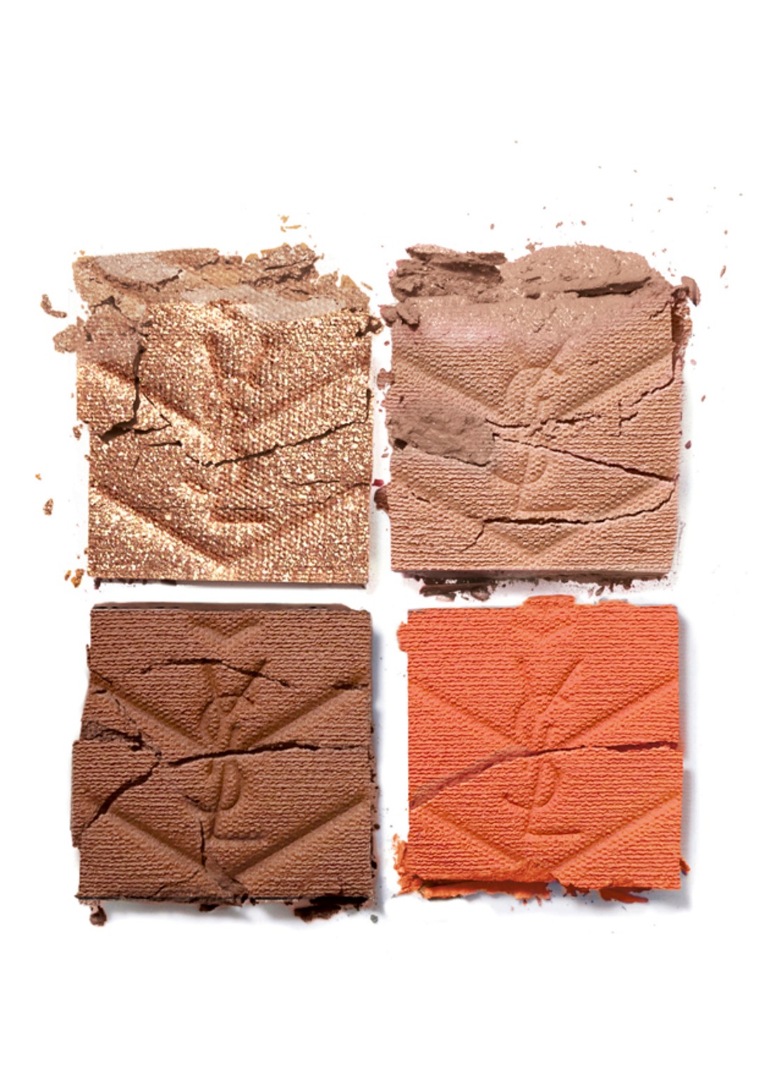 Yves Saint Laurent Couture Mini Clutch – travel size oogschaduw palette - voorkant 7 810 over orange