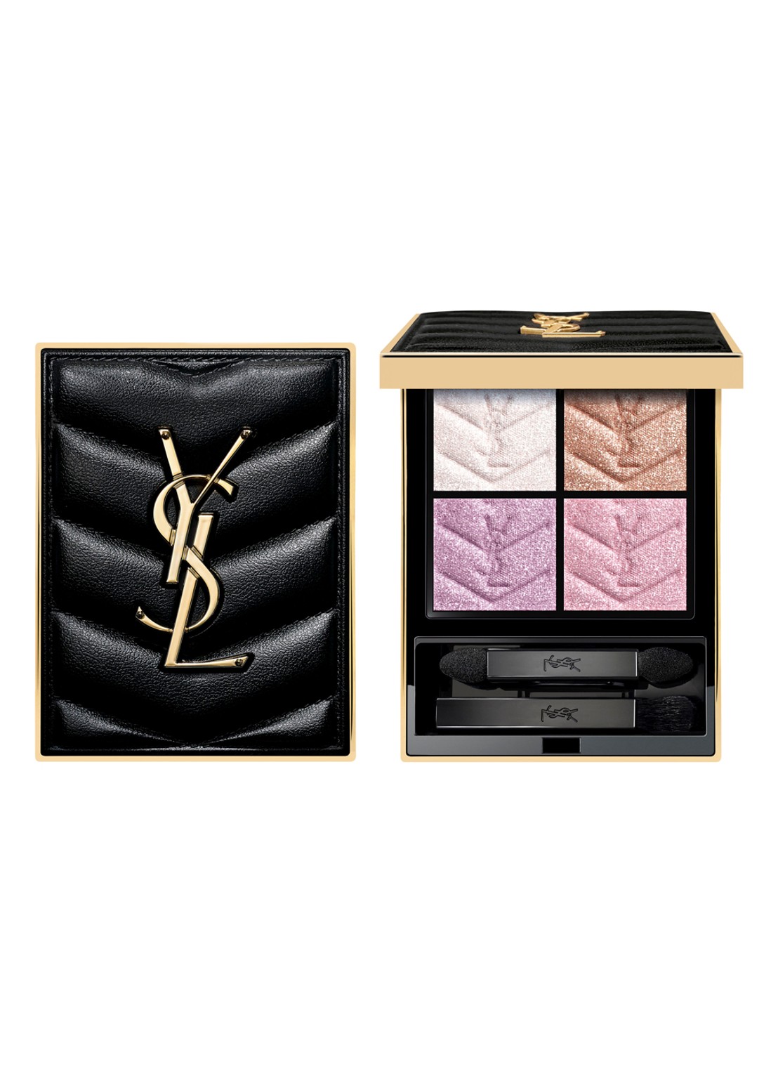 Yves Saint Laurent  Couture Mini Clutch - travel size oogschaduwpalette  - voorkant 740 endless spark