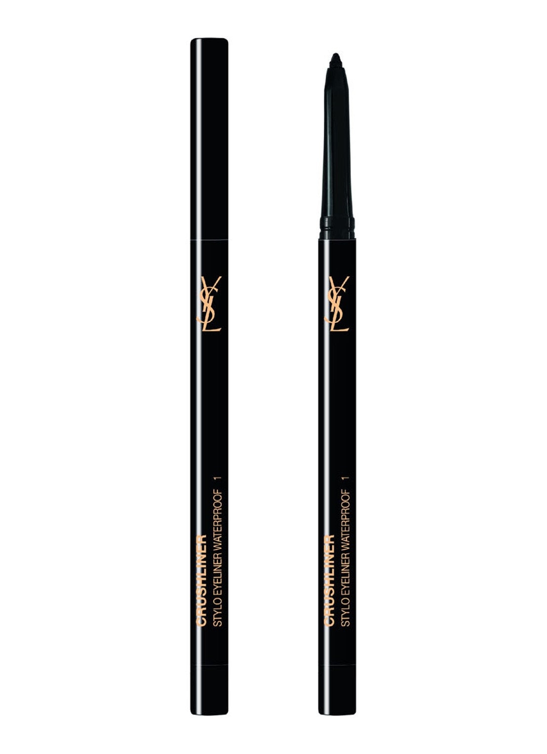 Yves Saint Laurent Crushliner Eyestylo - waterproof oogpotlood - voorkant 1 noir intense