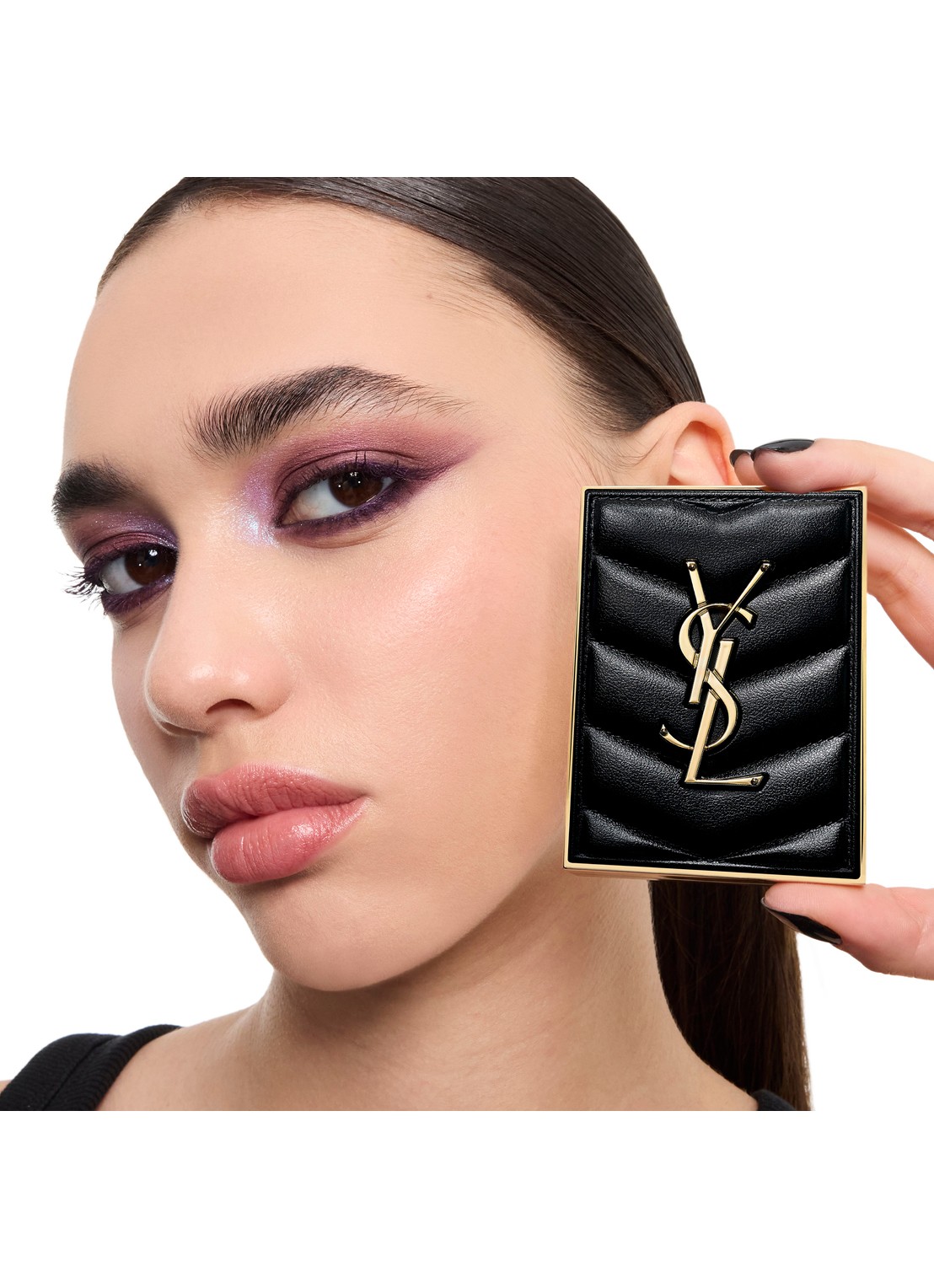 Yves Saint Laurent Lines Liberated - oogpotlood  - detail 3 14 magnetic purple