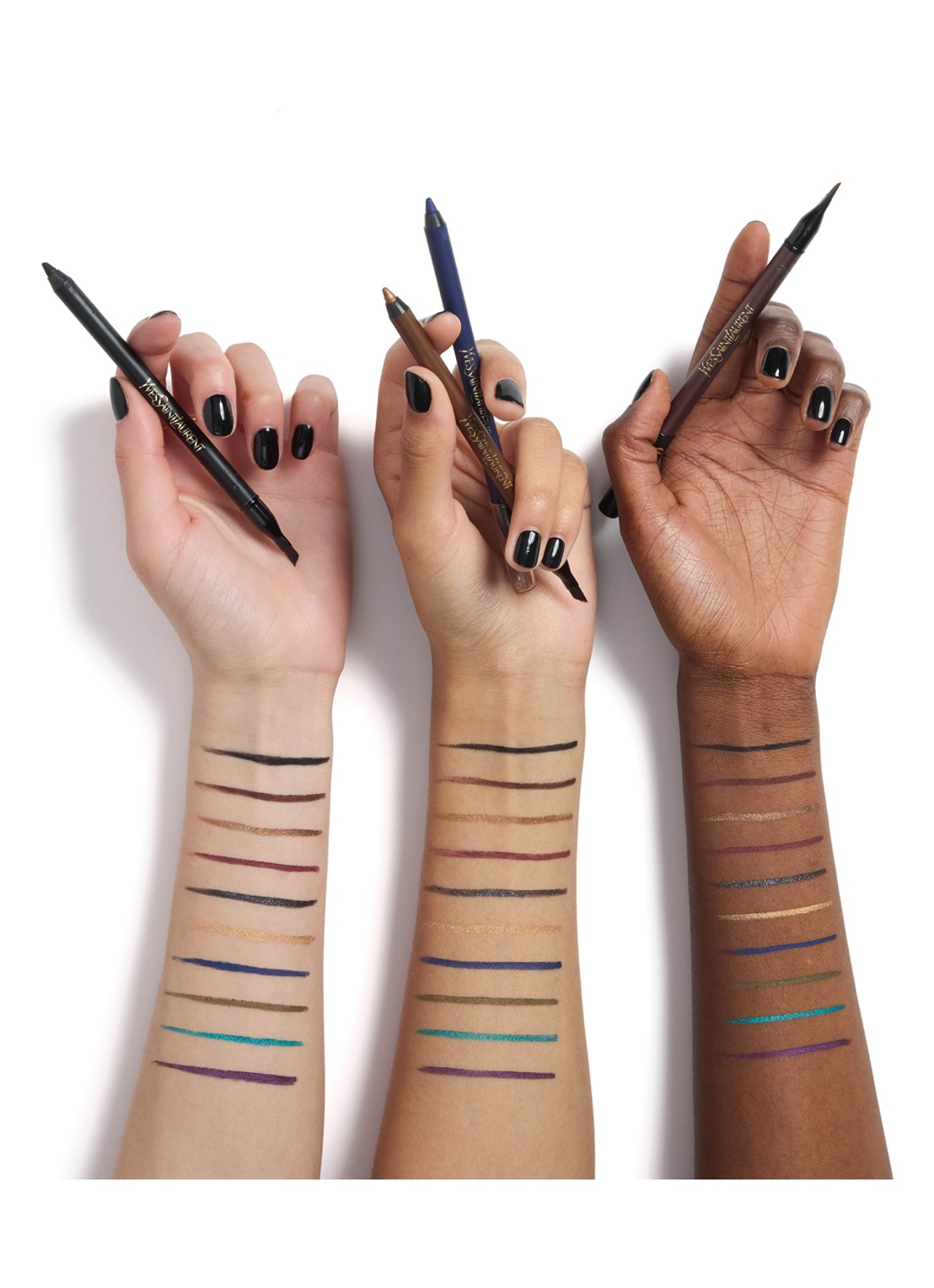 Yves Saint Laurent Lines Liberated - oogpotlood  - detail 4 13 bewitching turquoise