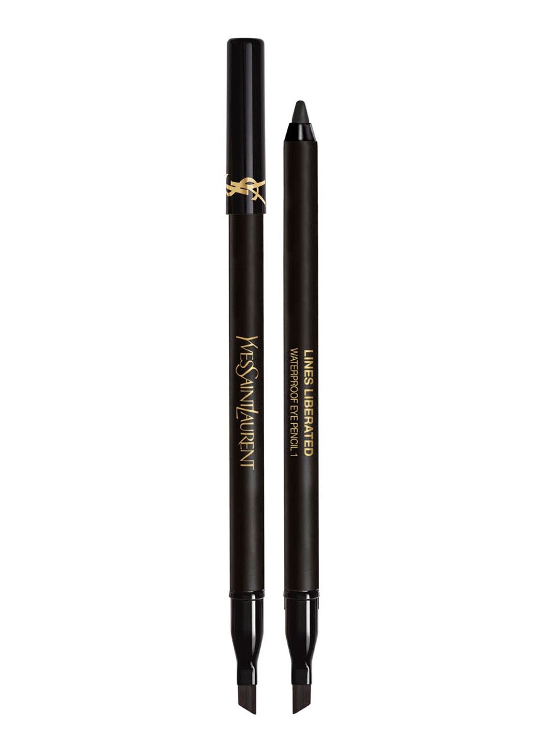 Yves Saint Laurent Lines Liberated - waterproof oogpotlood - voorkant 01 unbribled black