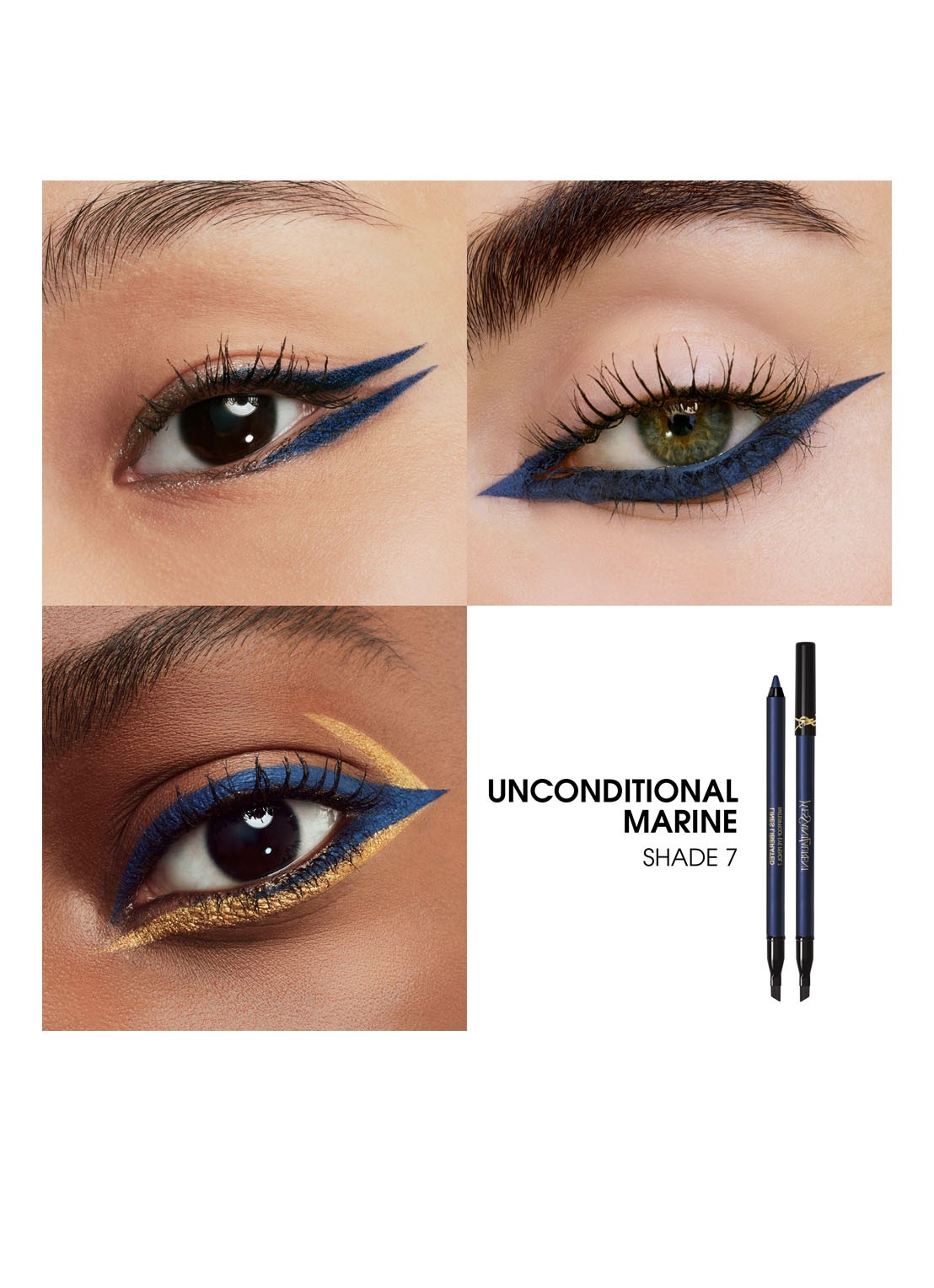 Yves Saint Laurent Lines Liberated - waterproof oogpotlood - detail 3 07 unconditional marine