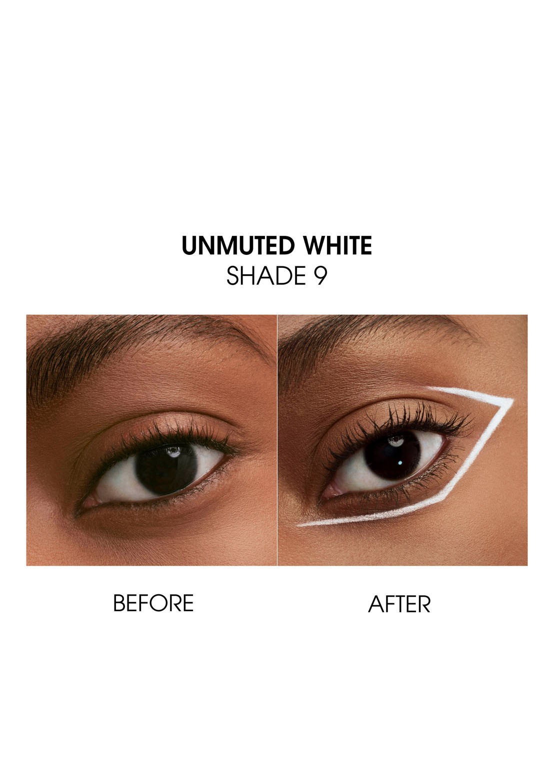 Yves Saint Laurent Lines Liberated - waterproof oogpotlood - detail 4 09 unmuted white