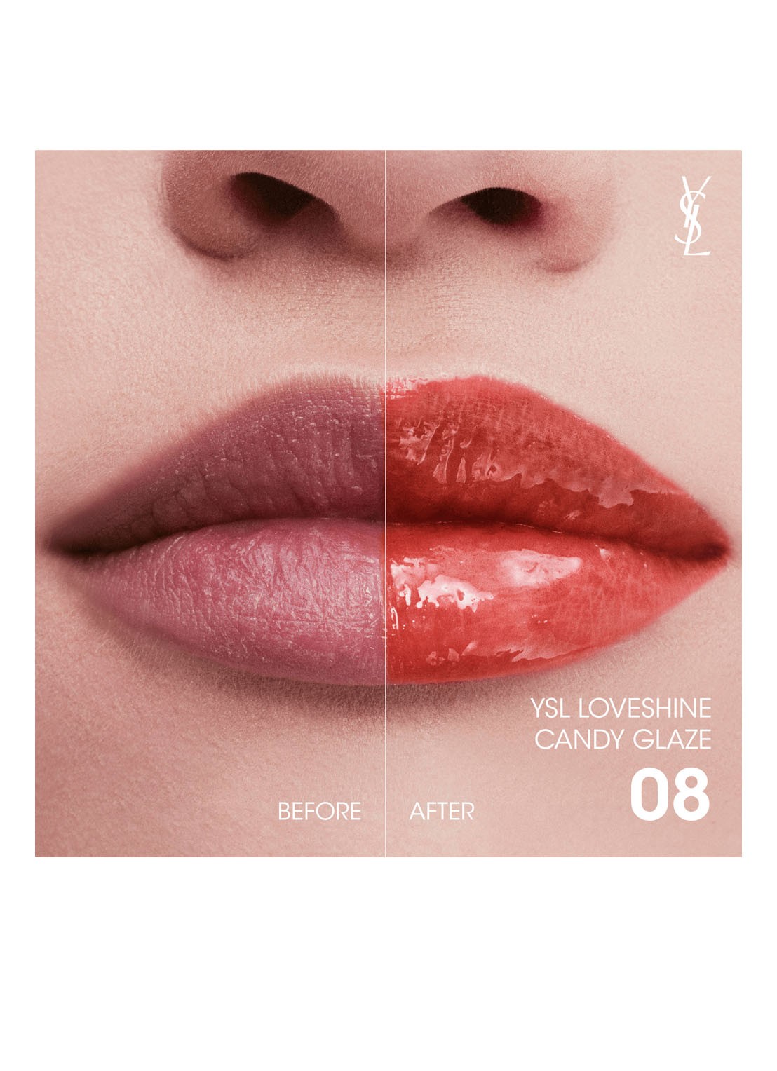 Yves Saint Laurent Loveshine Candy Glaze - lipgloss - detail 4 08 chili delight