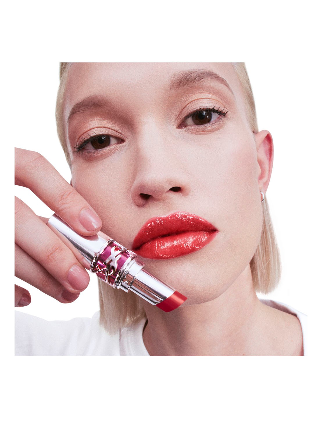 Yves Saint Laurent Loveshine Candy Glaze - lipgloss - detail 4 11 red thrill