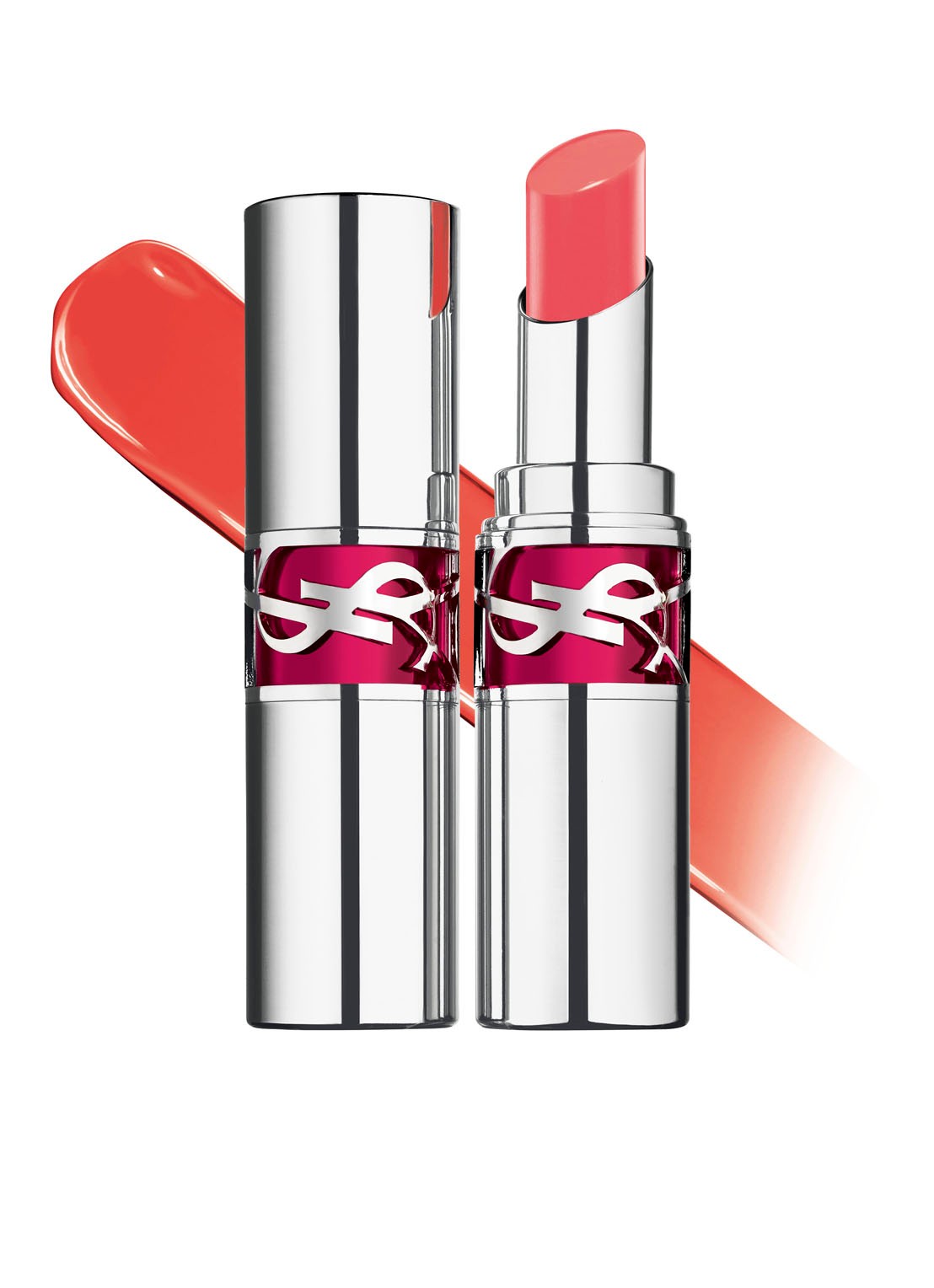 Yves Saint Laurent Loveshine Candy Glaze - lipgloss - voorkant 12 coral excitement