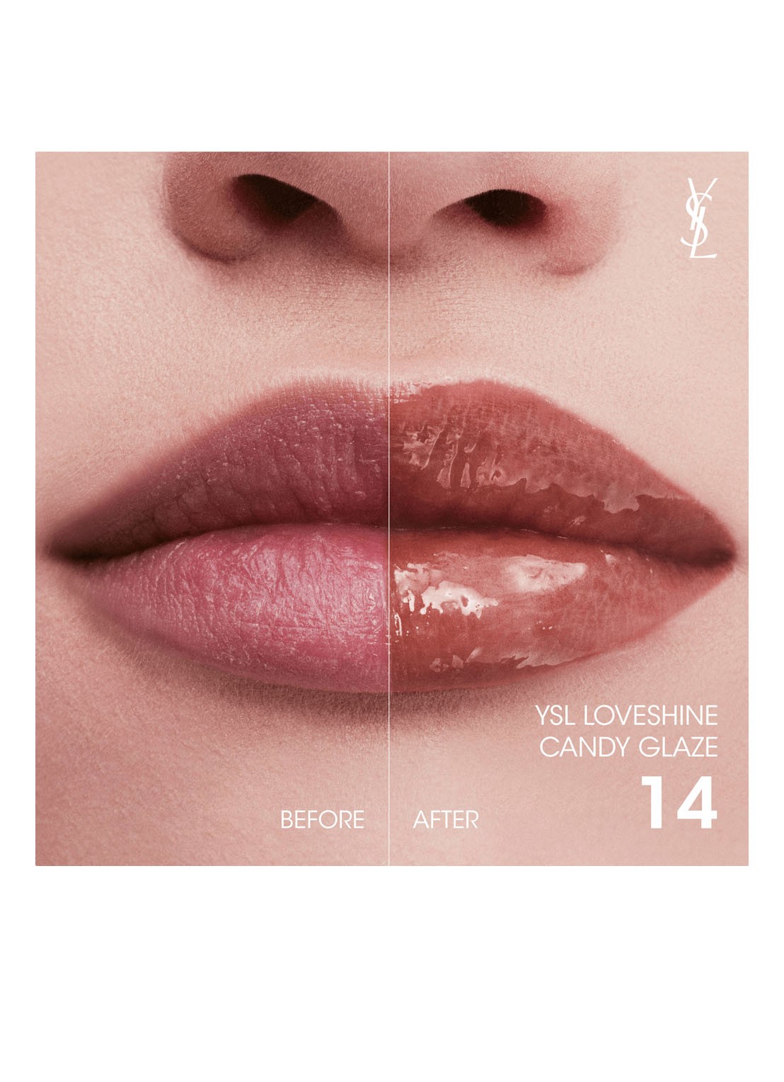Yves Saint Laurent Loveshine Candy Glaze - lipgloss - detail 4 14 scenic brown