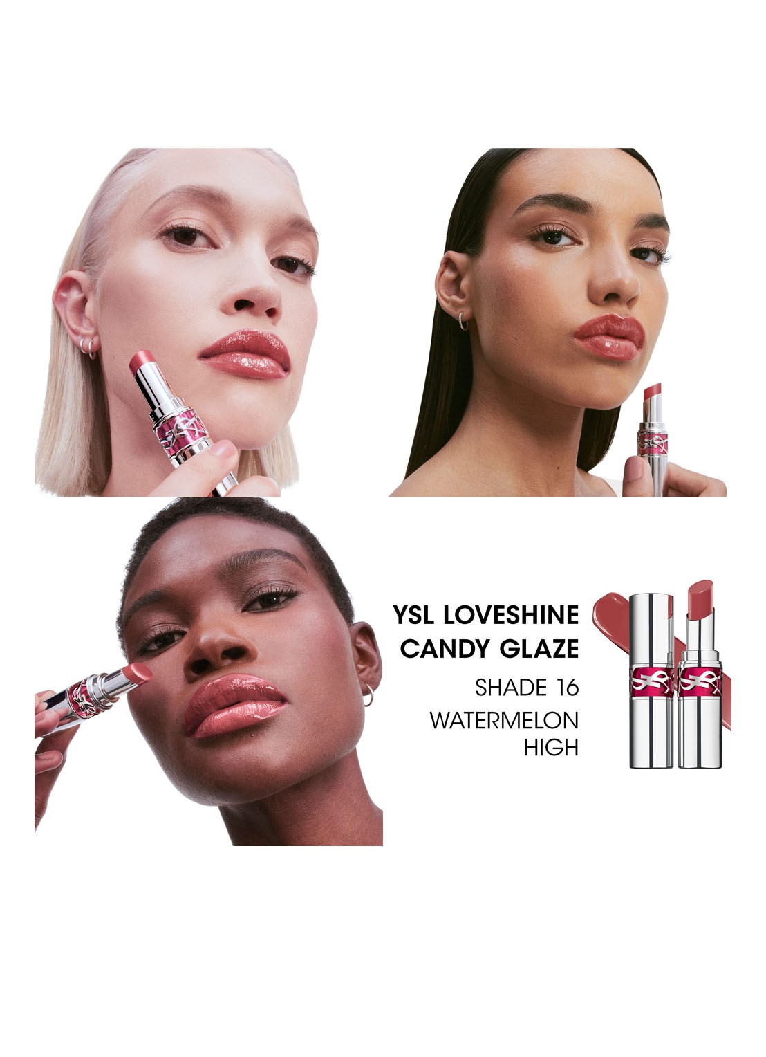Yves Saint Laurent Loveshine Candy Glaze - lipgloss - detail 4 16 watermelon high