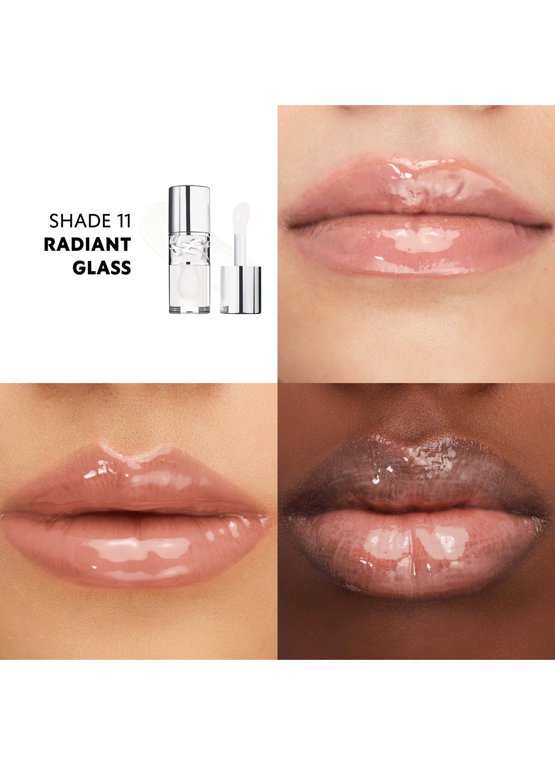 Yves Saint Laurent Loveshine Gloss - hydraterende lipolie  - detail 5 11 radiant glass