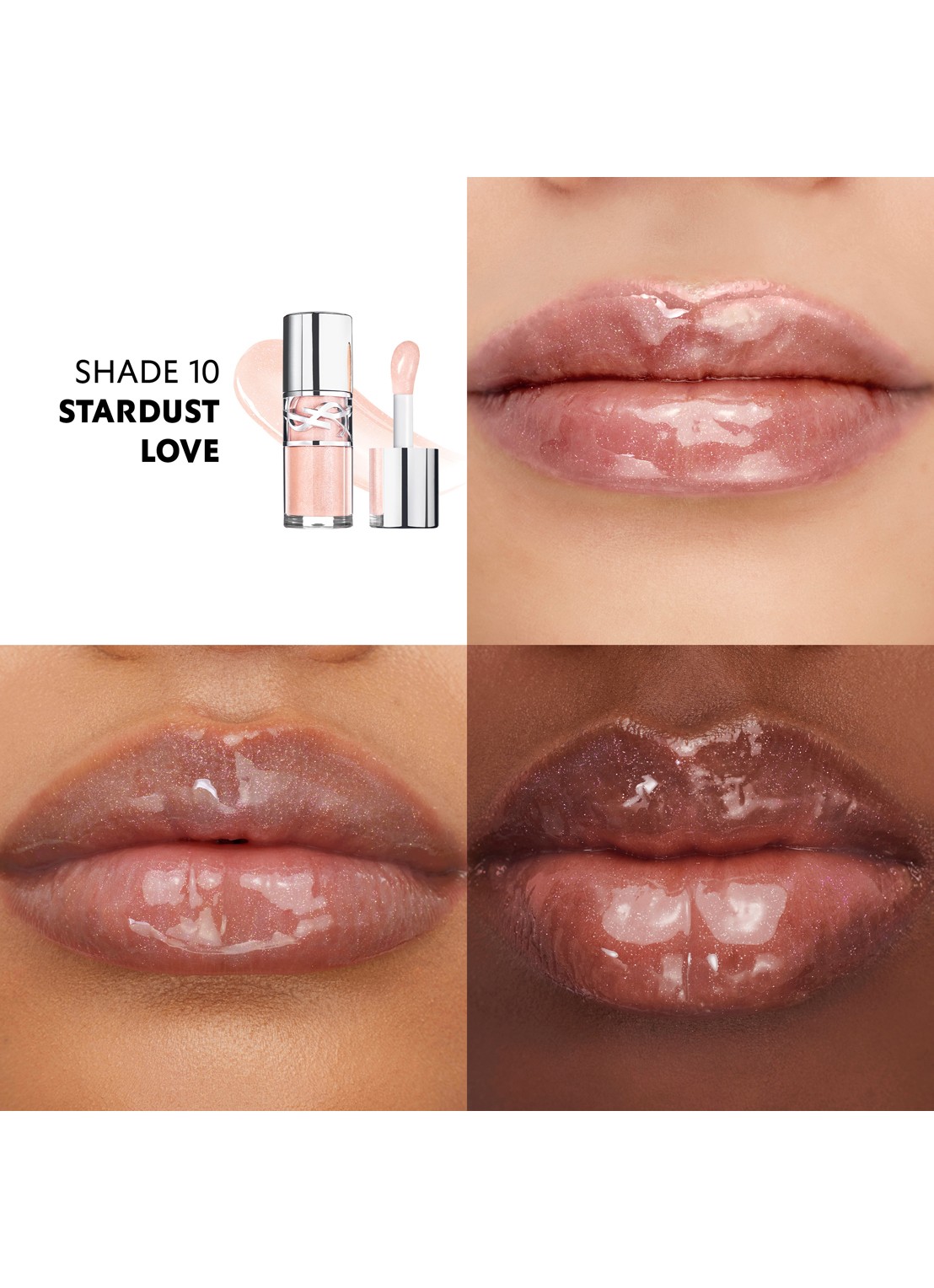 Yves Saint Laurent Loveshine Gloss - hydraterende lipolie  - detail 4 10 stardust love