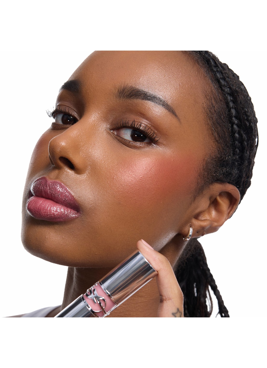 Yves Saint Laurent Loveshine Lipstick  - detail 4 215 plum levitation