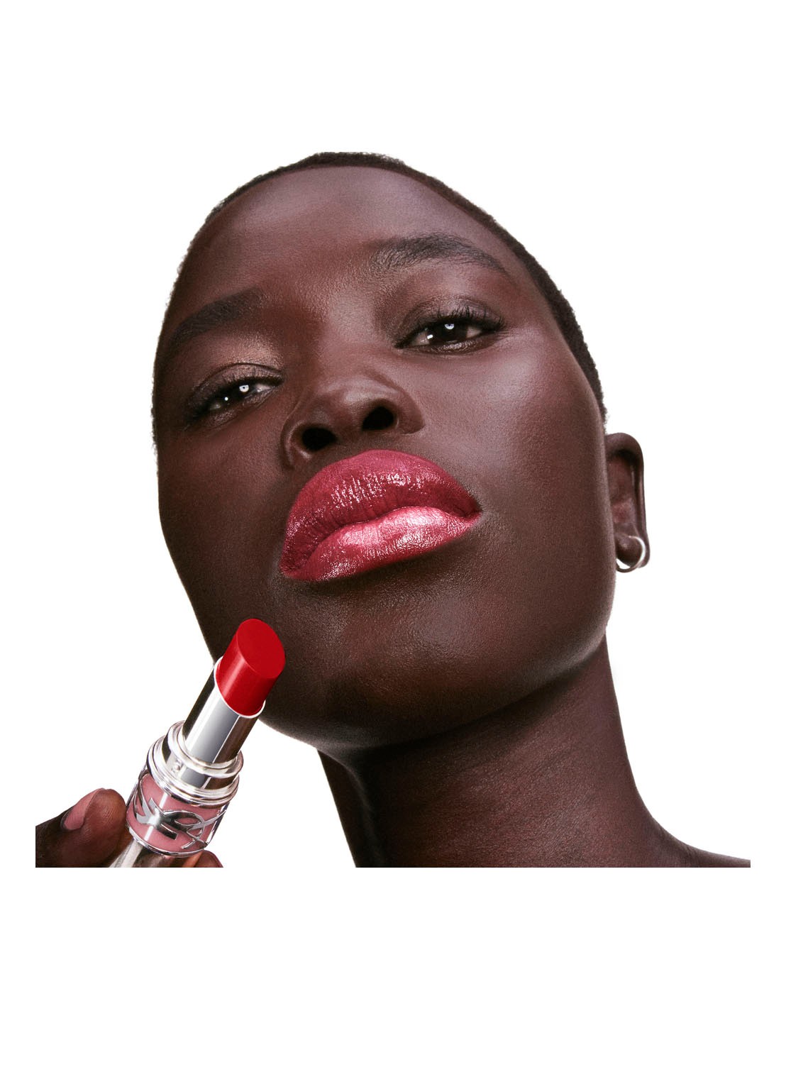 Yves Saint Laurent Loveshine - lipstick - detail 3 45 coral crush