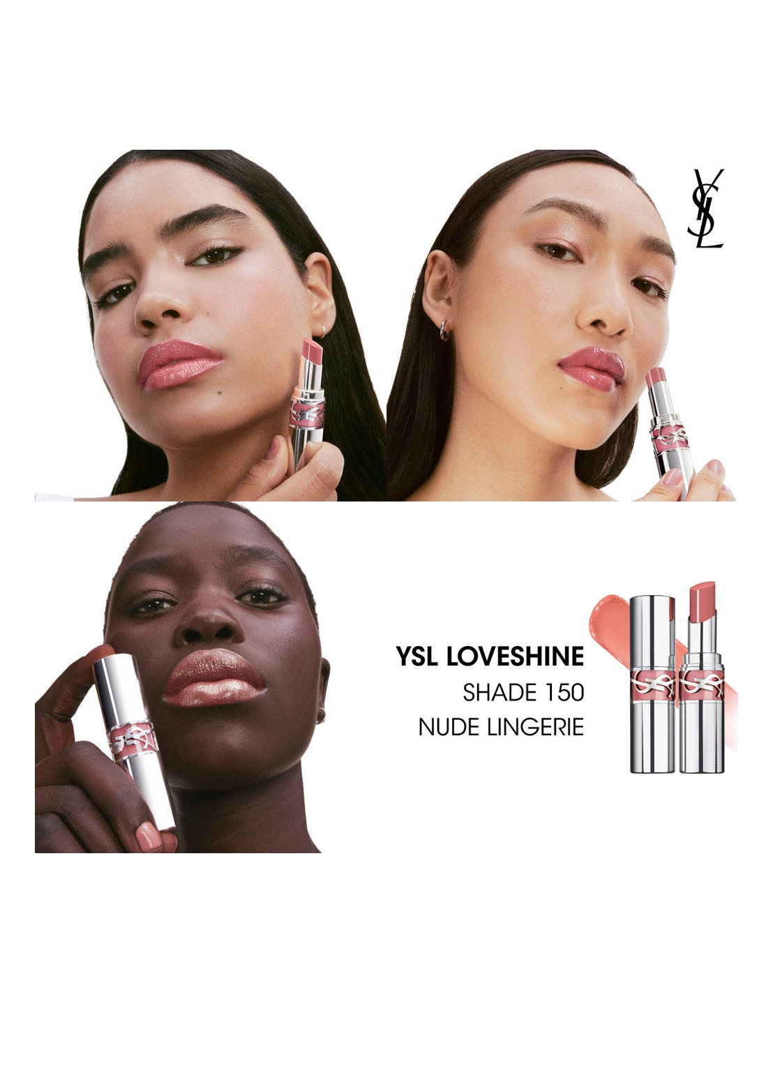 Yves Saint Laurent Loveshine - lipstick - detail 5 150 nude lingerie