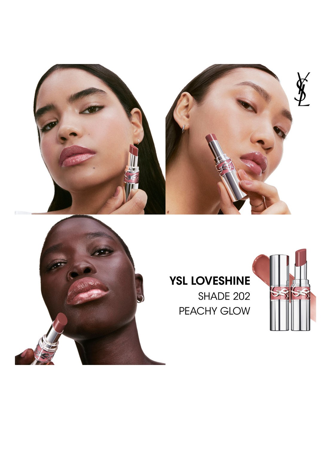 Yves Saint Laurent Loveshine - lipstick - detail 7 202 peachy glow