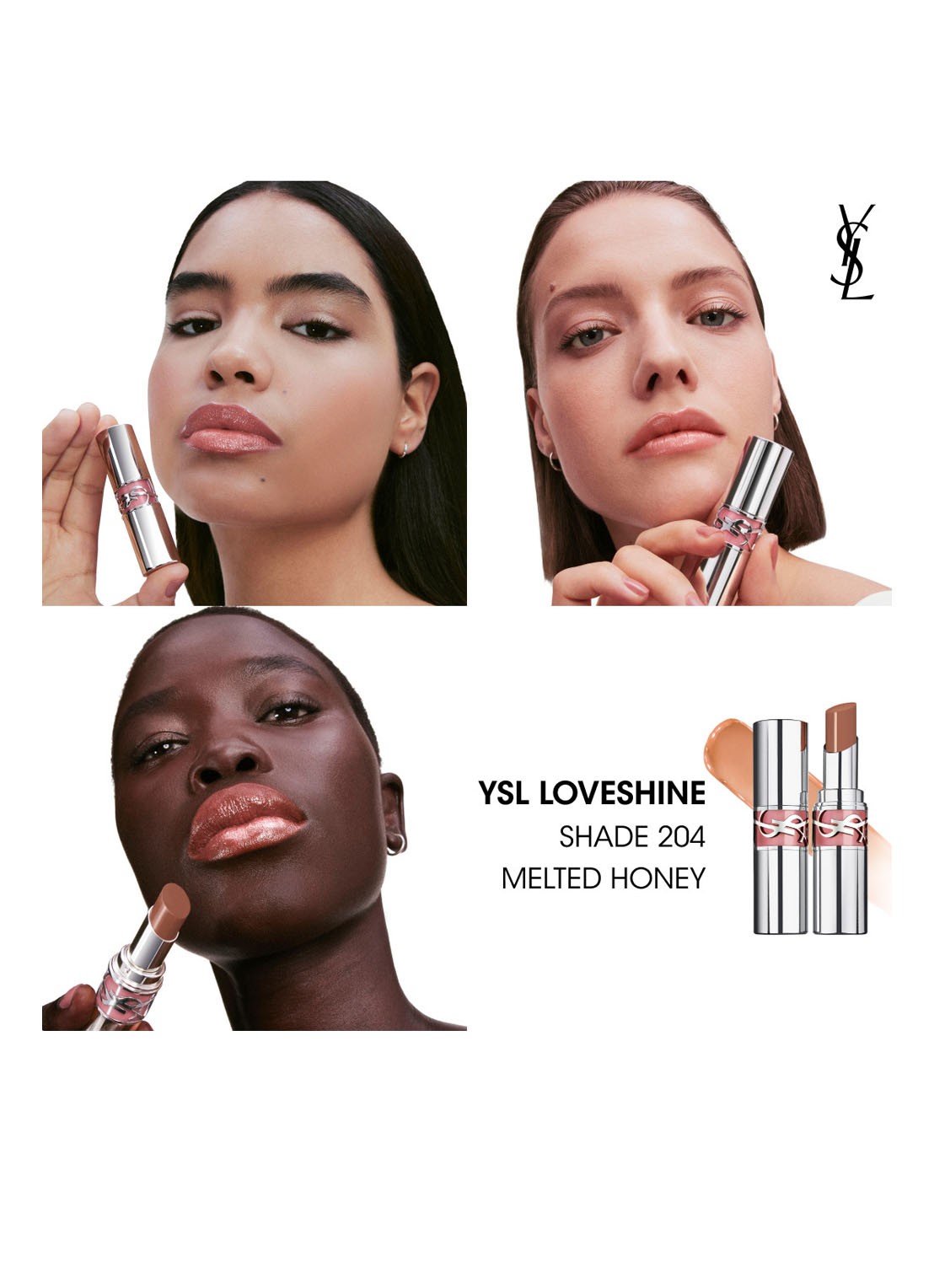 Yves Saint Laurent Loveshine - lipstick - detail 7 204 melted honey