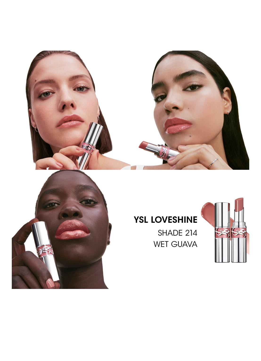 Yves Saint Laurent Loveshine - Lipstick - detail 4 214 wet guava