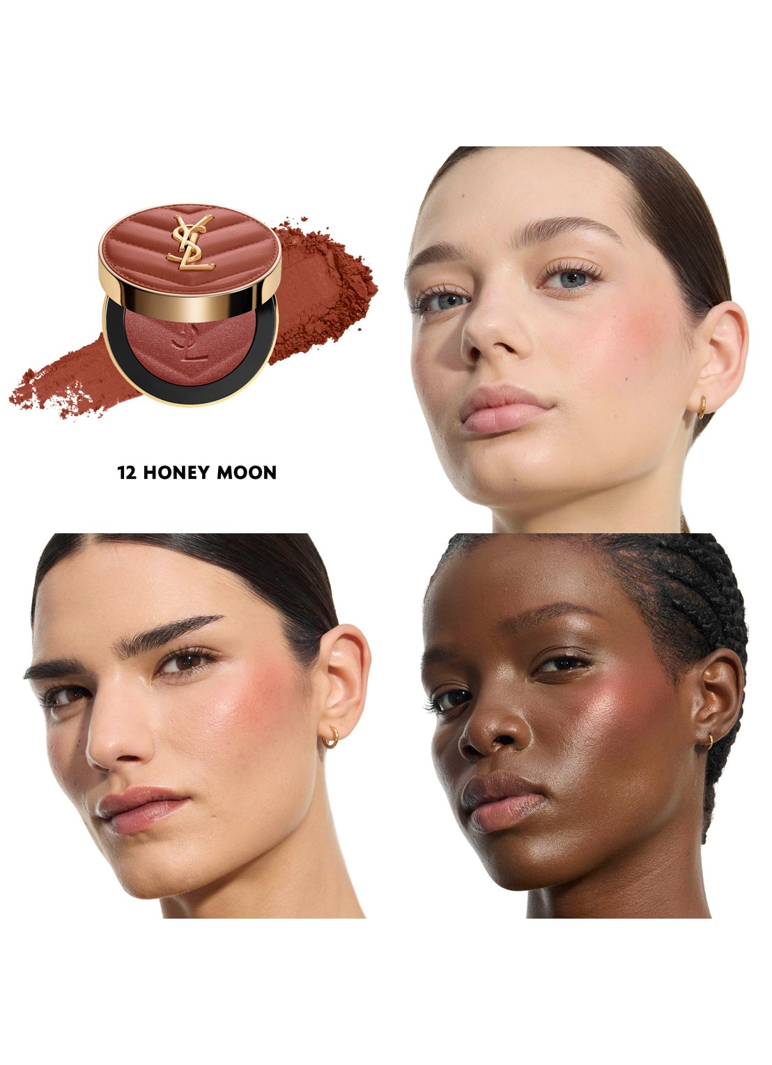 Yves Saint Laurent Make Me Blush Bold Blurring Blush - poeder blush  - detail 7 12 honey moon