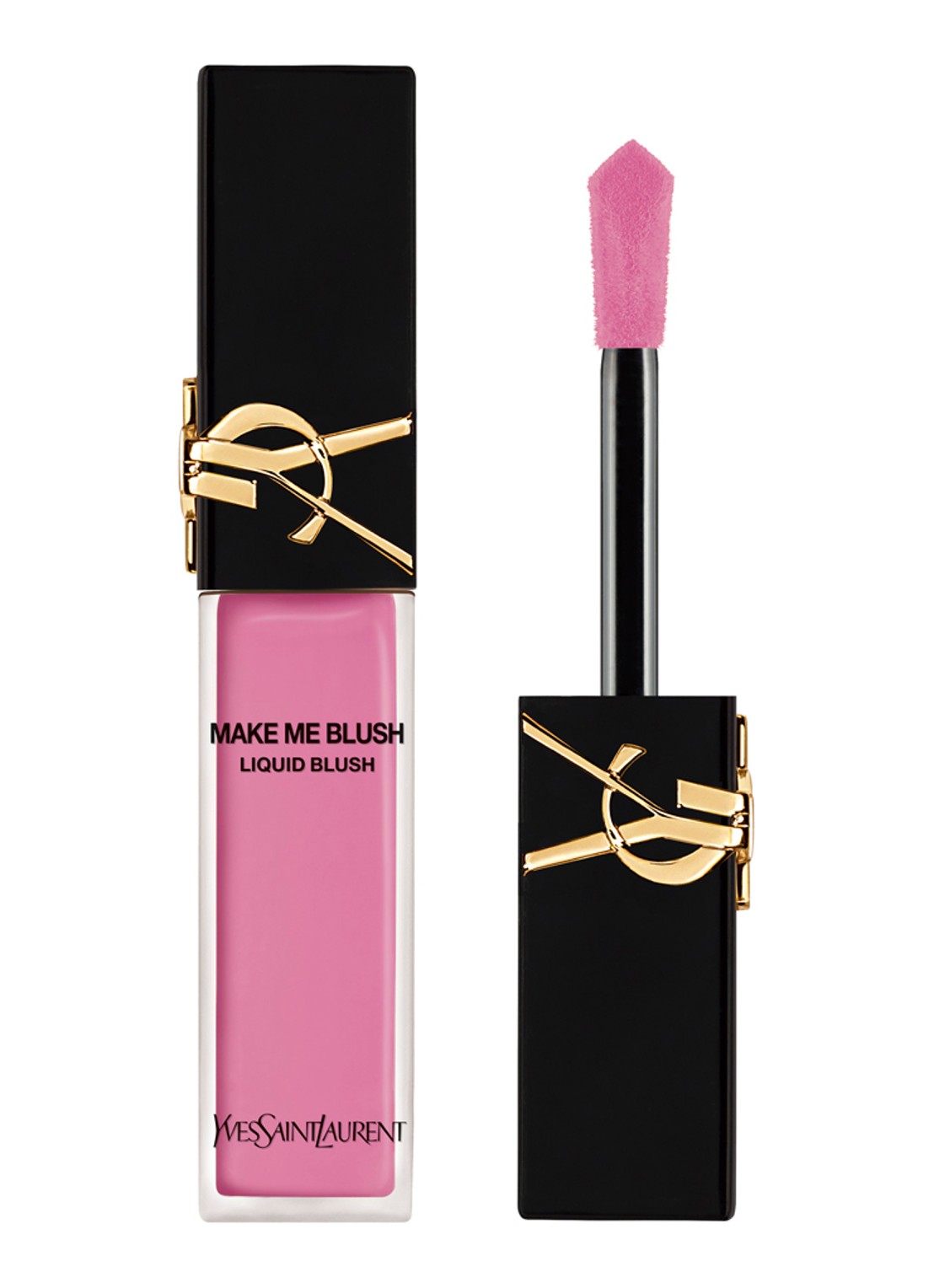 Yves Saint Laurent Make Me Blush Liquid Blush - vloeibare blush - voorkant 5 shade 66 fuschia fling