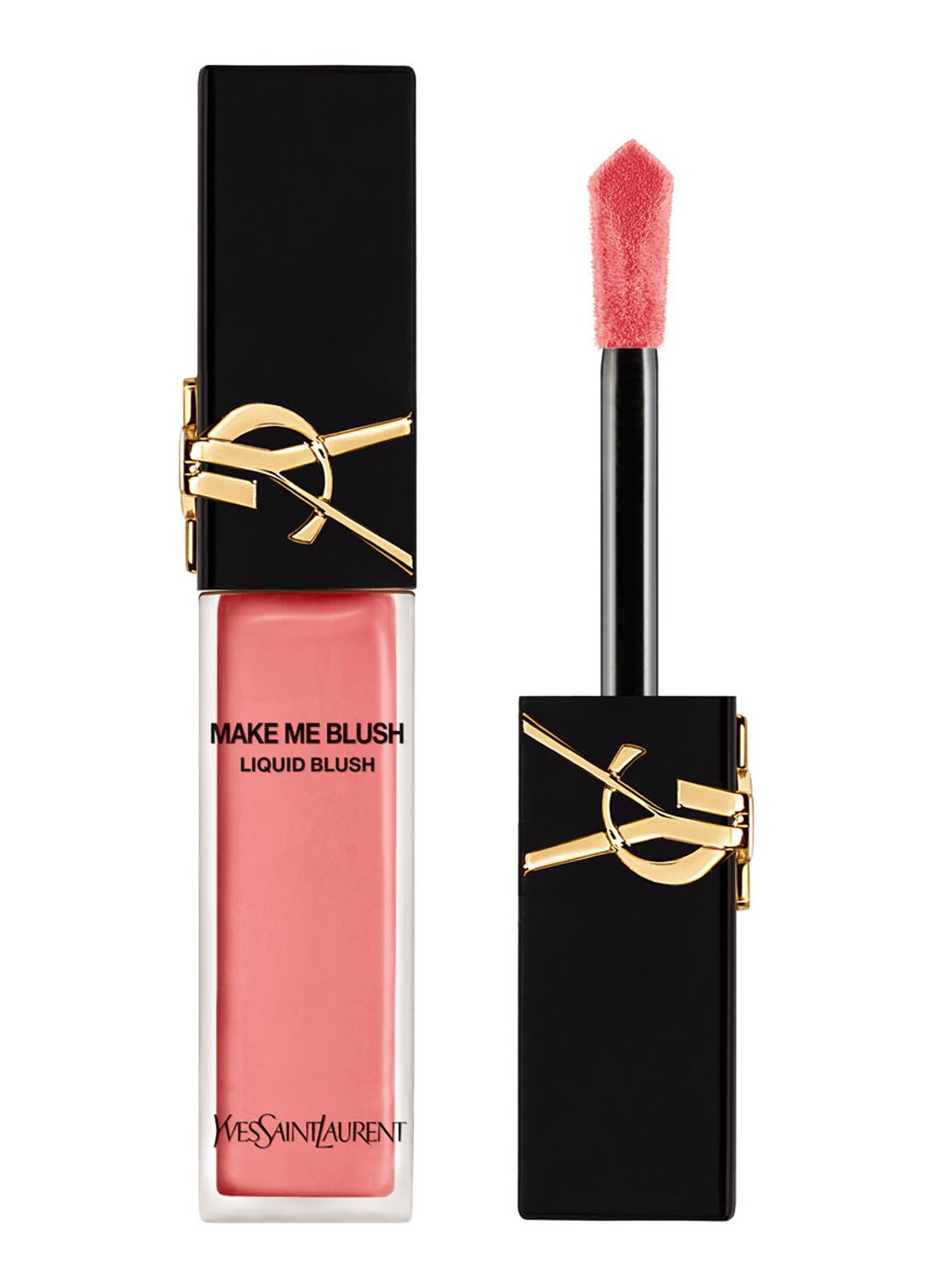 Yves Saint Laurent Make Me Blush - vloeibare blush  - voorkant 74 hibiscus heat