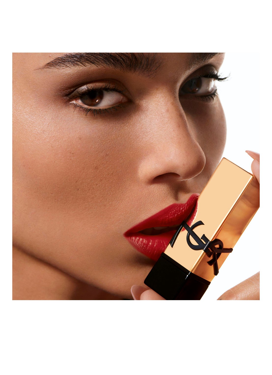 Yves Saint Laurent Rouge Pur Couture Lipstick Refill - navulling - detail 4 orange muse