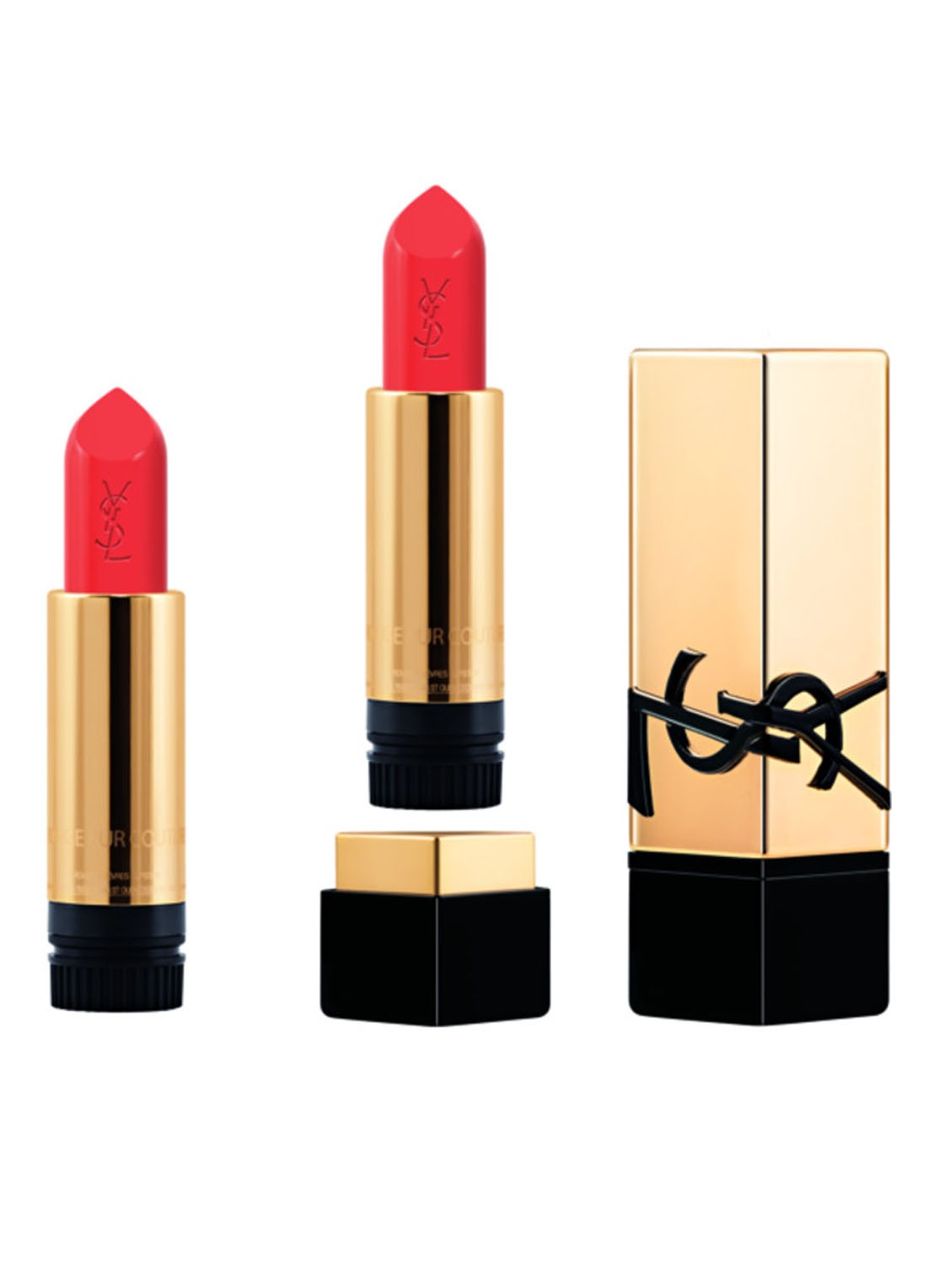 Yves Saint Laurent Rouge Pur Couture Lipstick Refill - navulling - voorkant 2 orange muse
