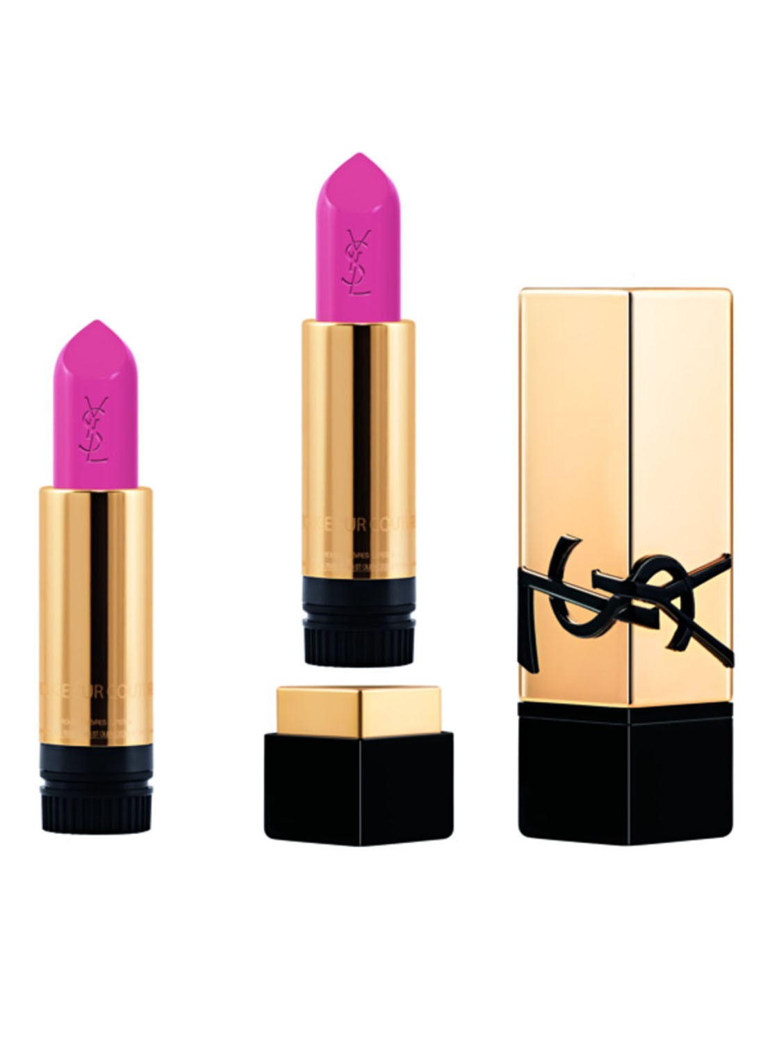 Yves Saint Laurent Rouge Pur Couture Lipstick Refill - navulling - voorkant 2 pink muse